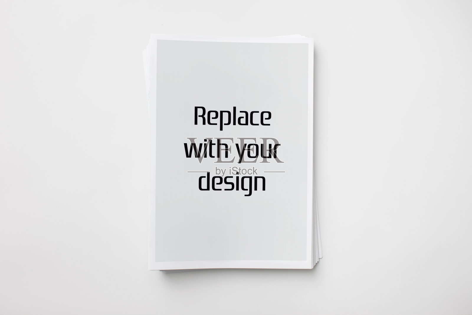 A4垂直宣传册，杂志，目录模型3D渲染照片摄影图片