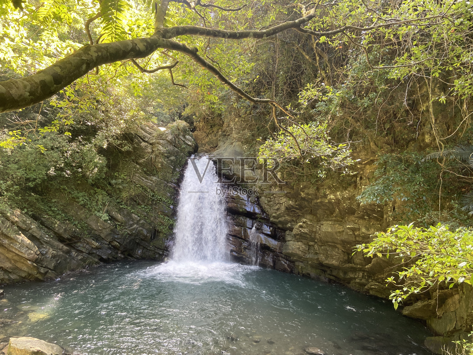 瀑布照片摄影图片