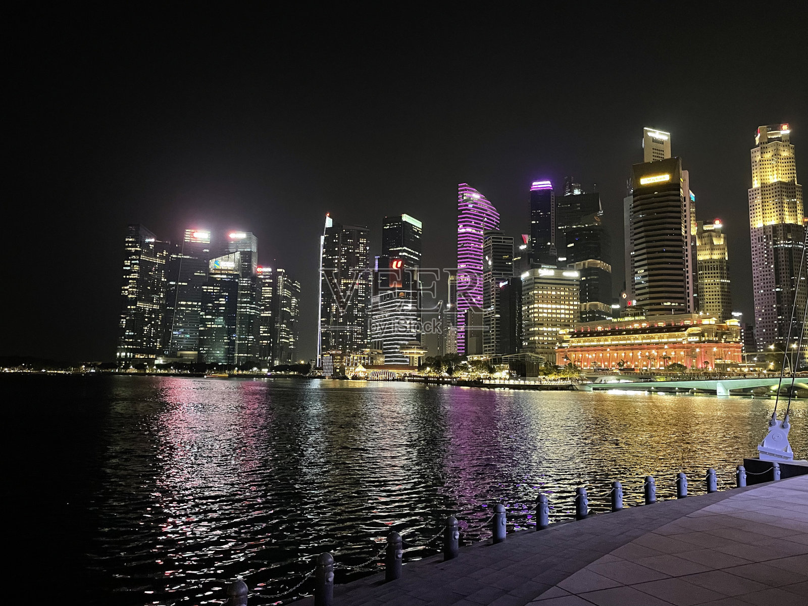 新加坡之夜照片摄影图片