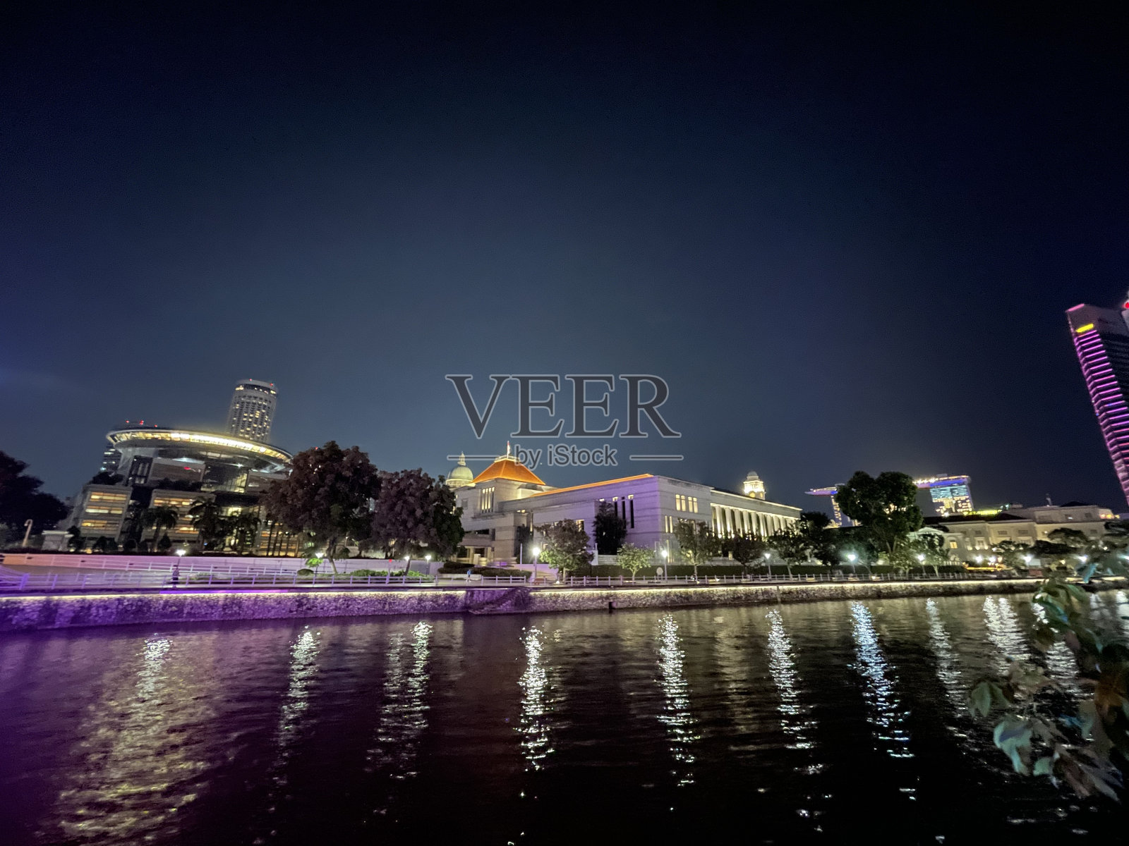 新加坡之夜照片摄影图片