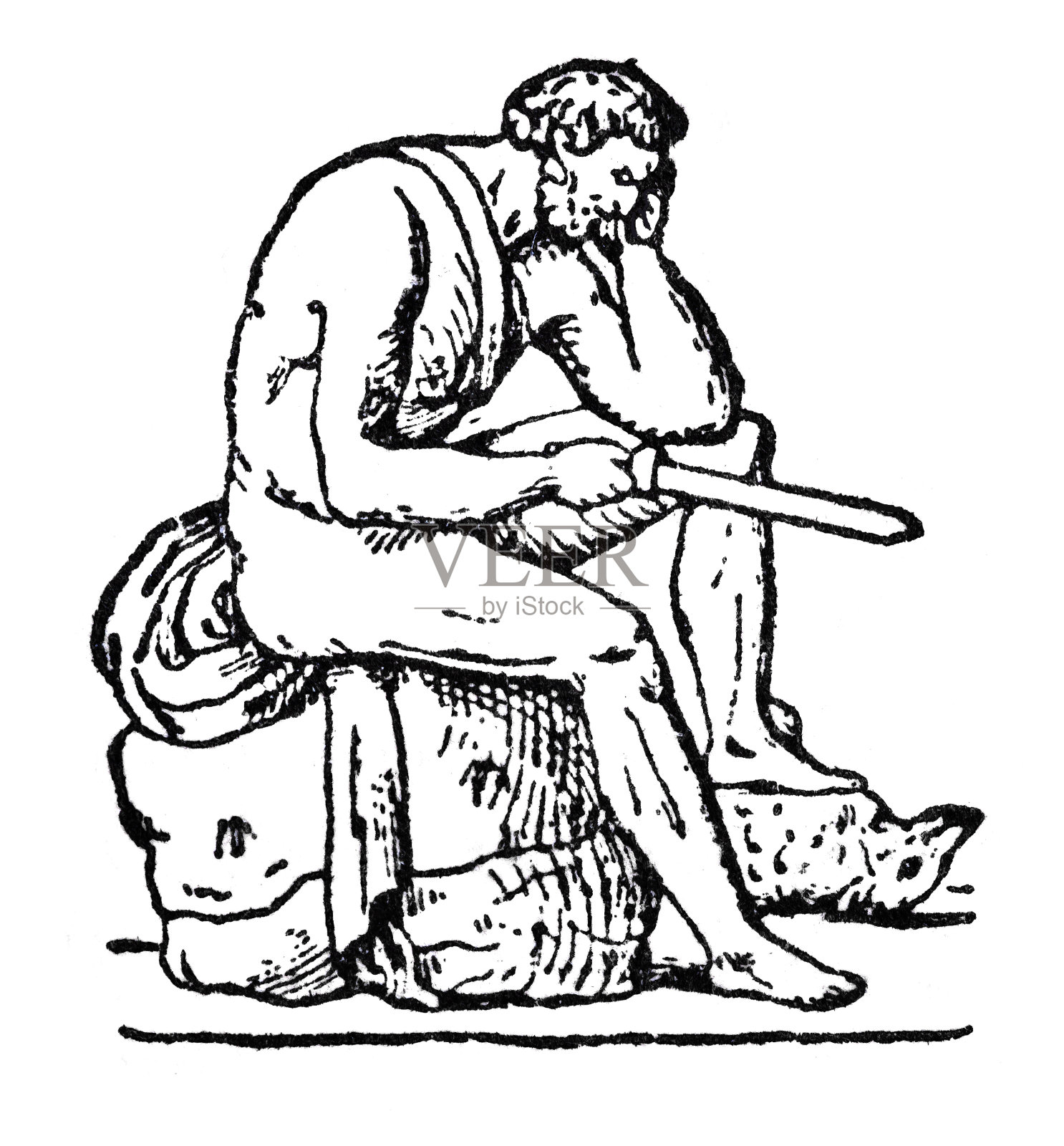 阿贾克斯是泰拉蒙国王的儿子插画图片素材