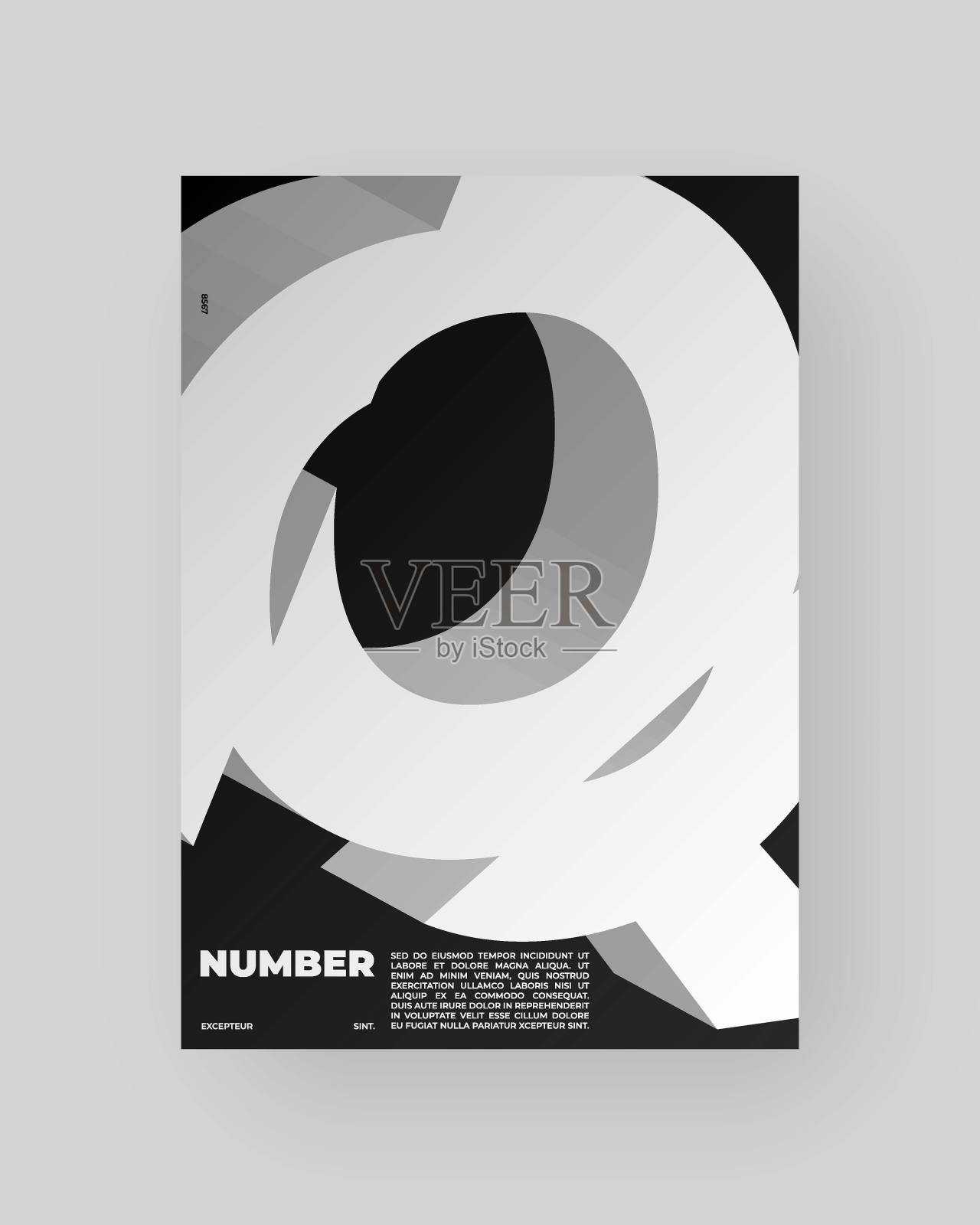 抽象海报设计。插画图片素材