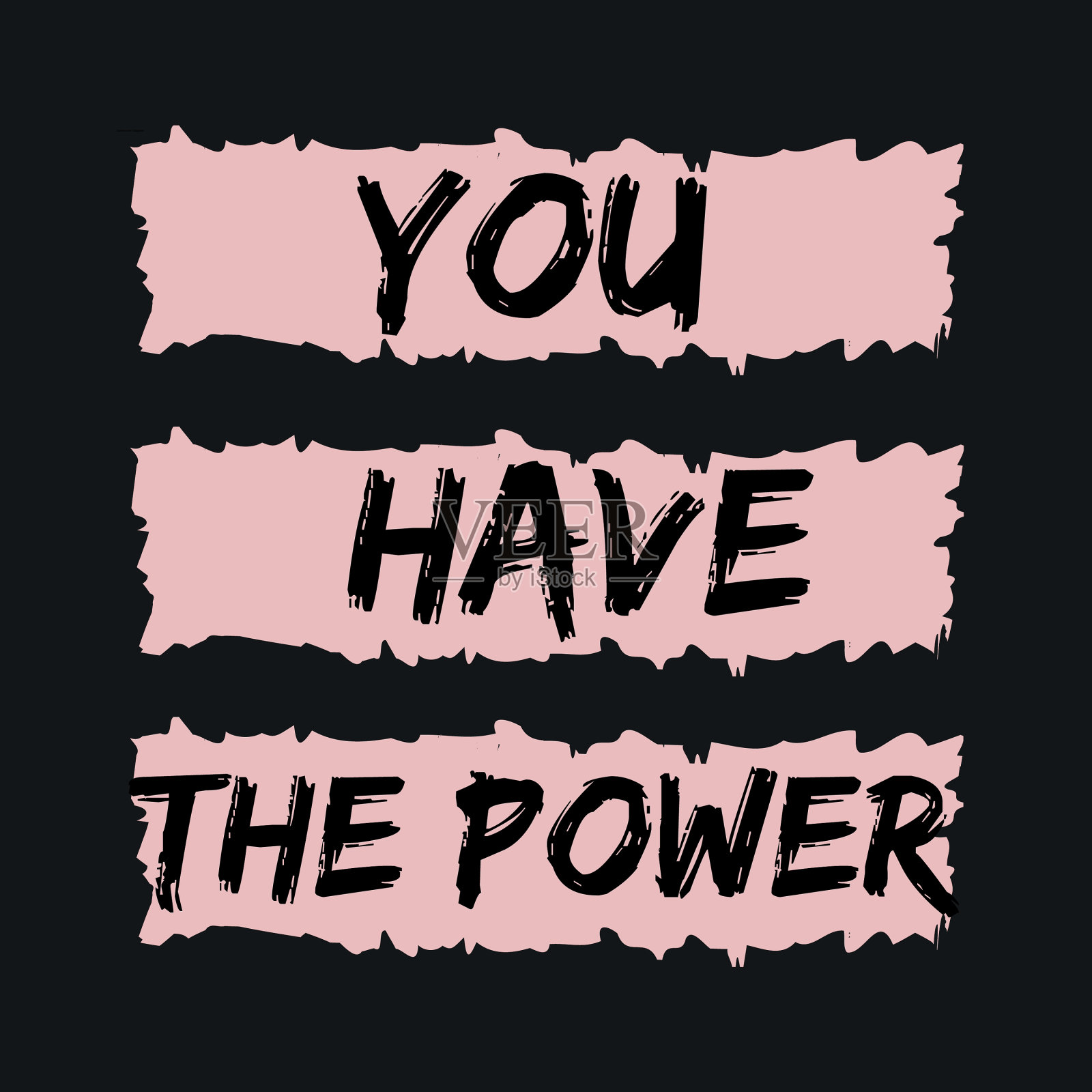 励志和鼓舞人心的引号字母插画图片素材