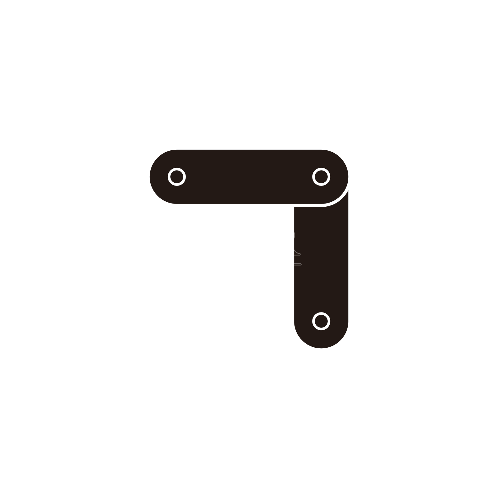 7 .工具机器人的几何符号简单的标志设计元素图片