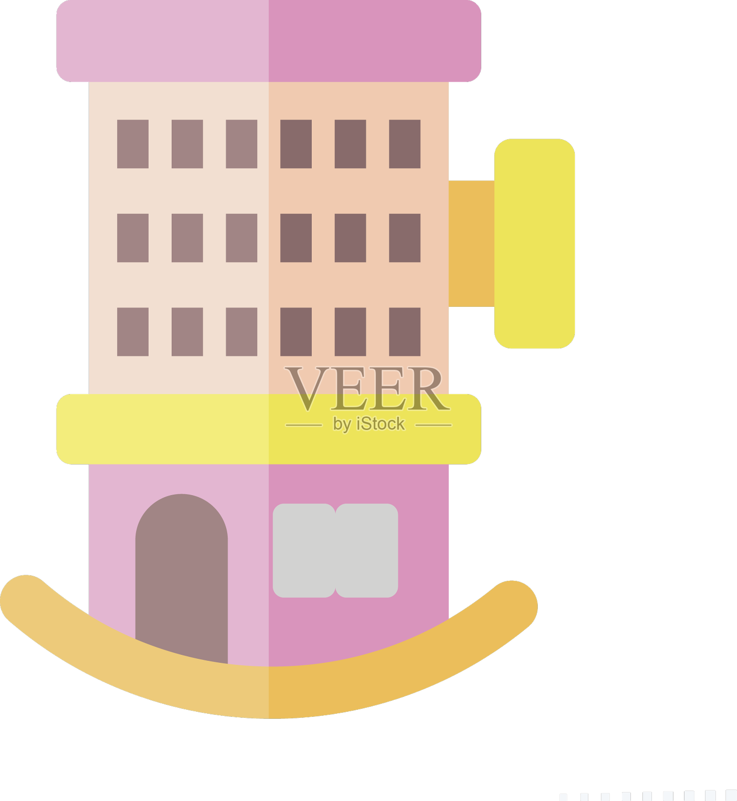 图标酒店与图标建筑符号平面相关设计元素图片