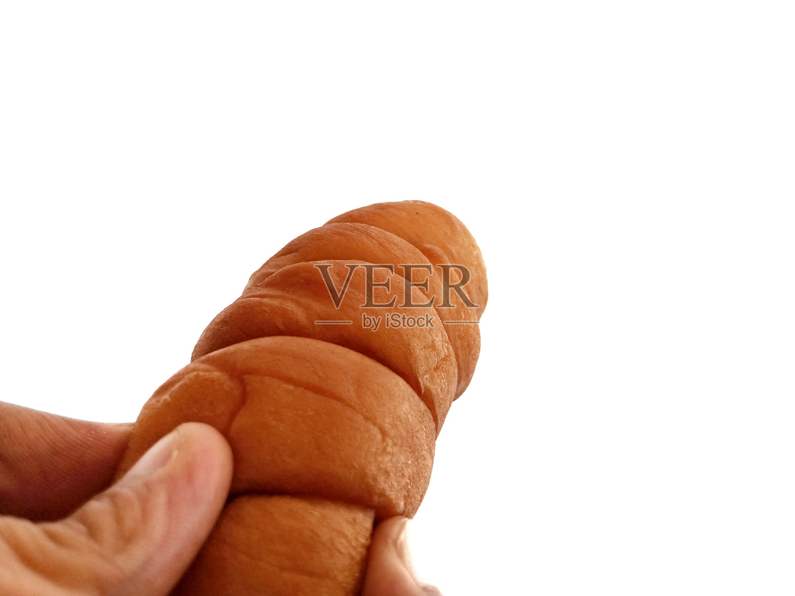 手拿面包的姿势照片摄影图片