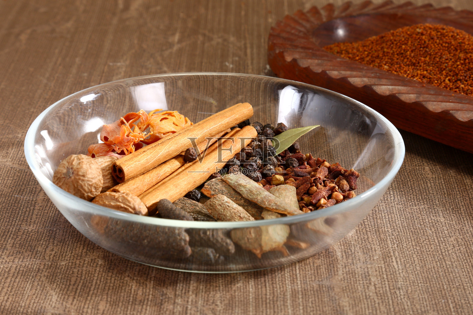 印度混合Garam Masala照片摄影图片