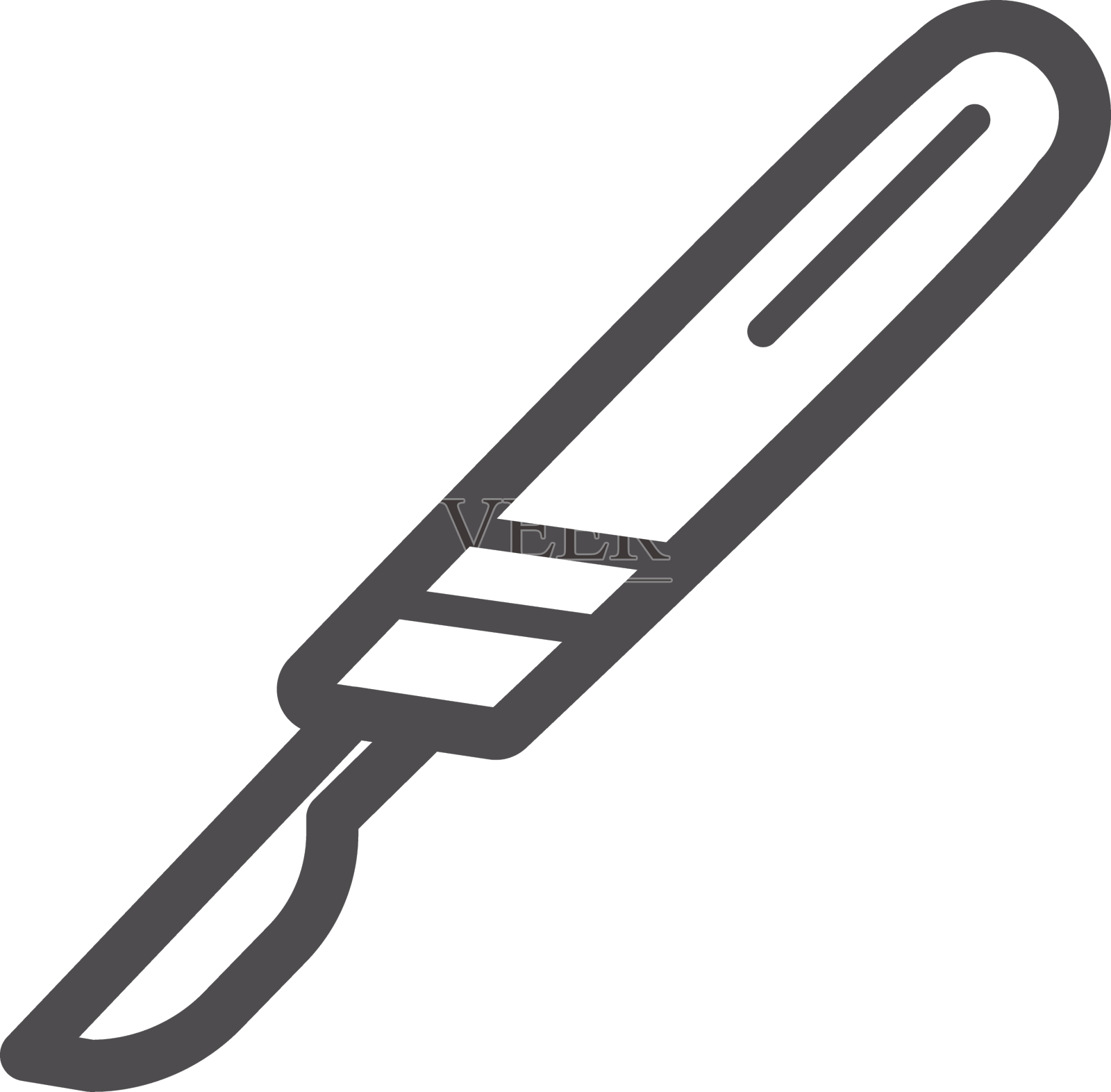 手术刀笔划图标设计元素图片