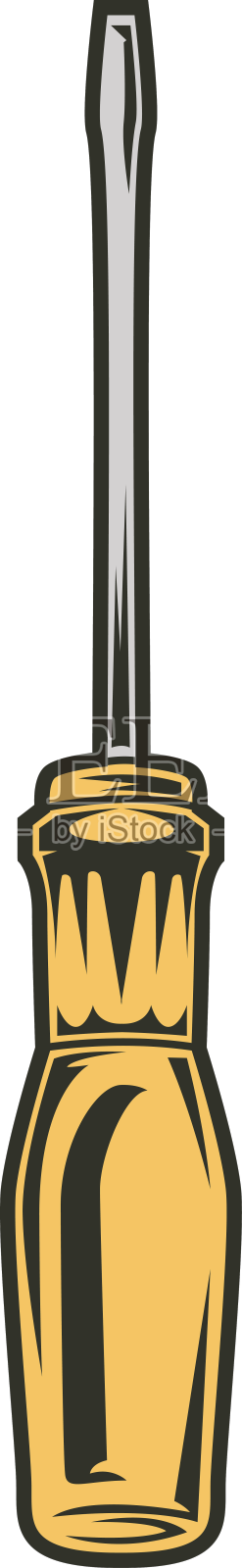 有色螺丝刀工具设计元素图片