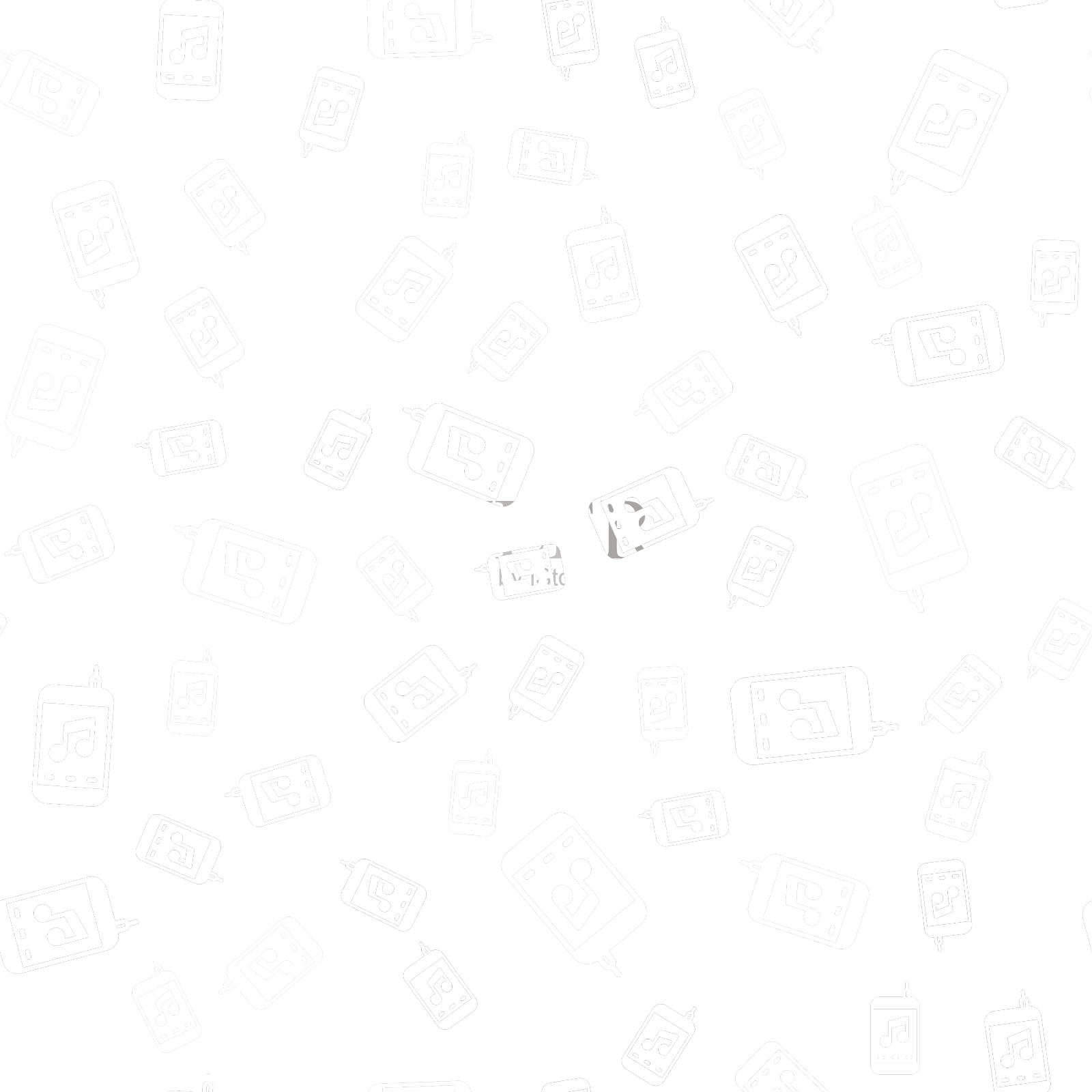 灰色音乐播放器图标隔离无缝图案设计元素图片