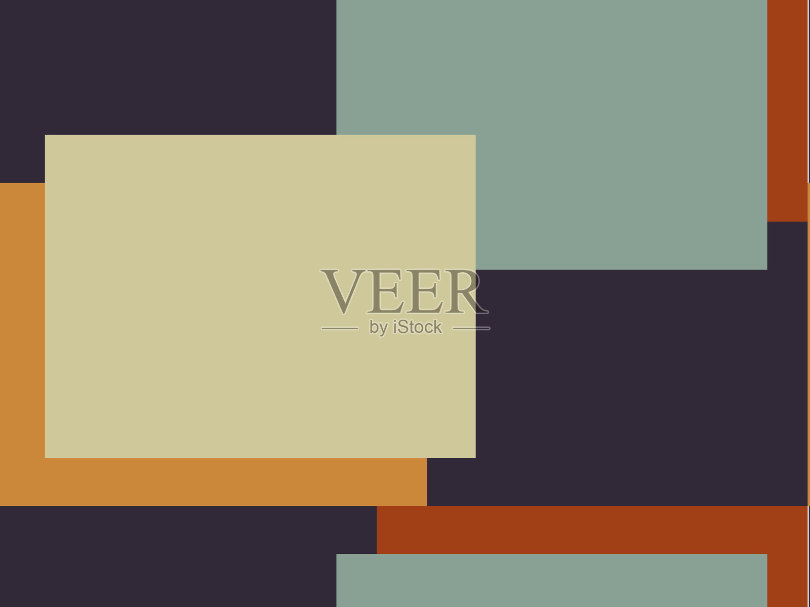 复古几何图案背景，矢量抽象艺术。新潮的包豪斯图案背景艺术集插画图片素材