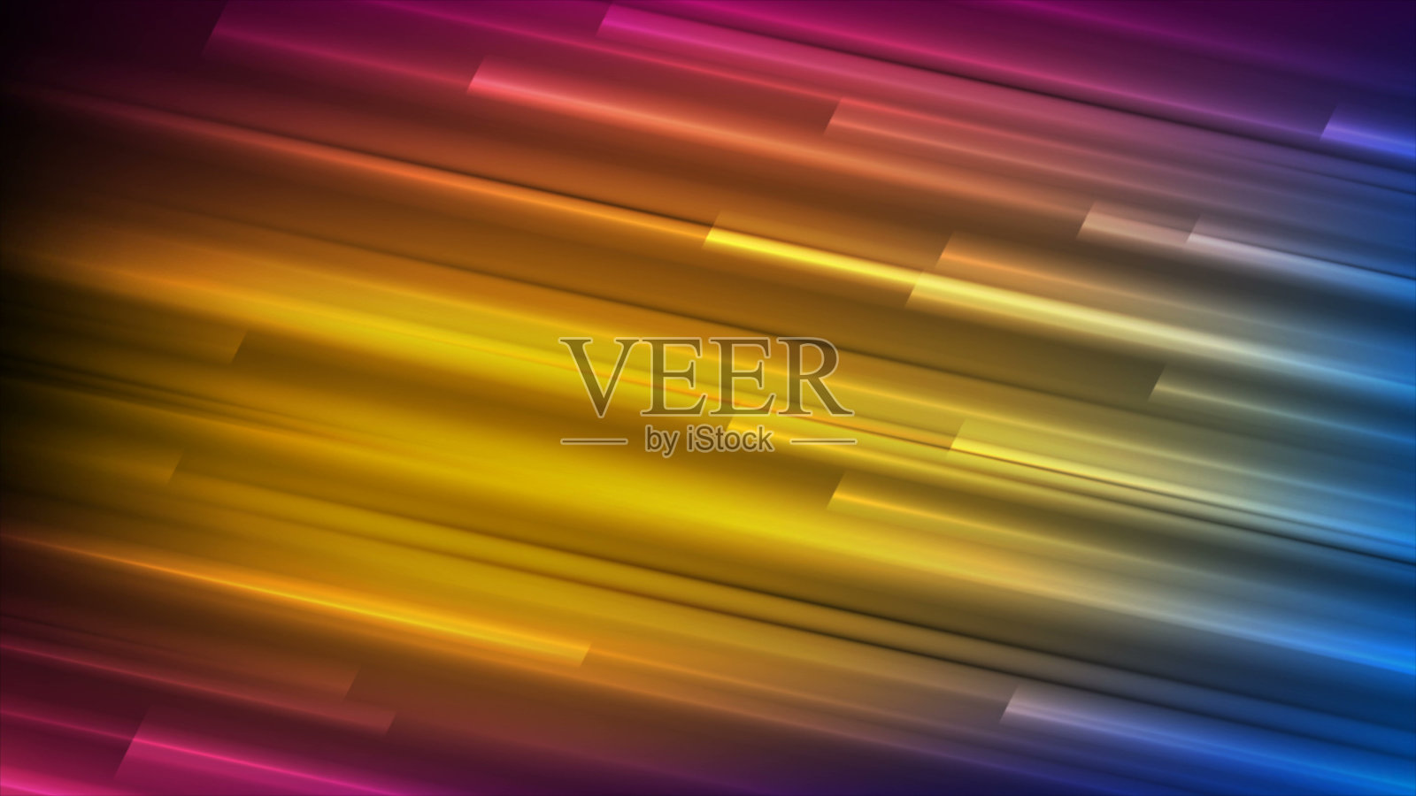 彩色霓虹灯发光条纹抽象现代背景插画图片素材