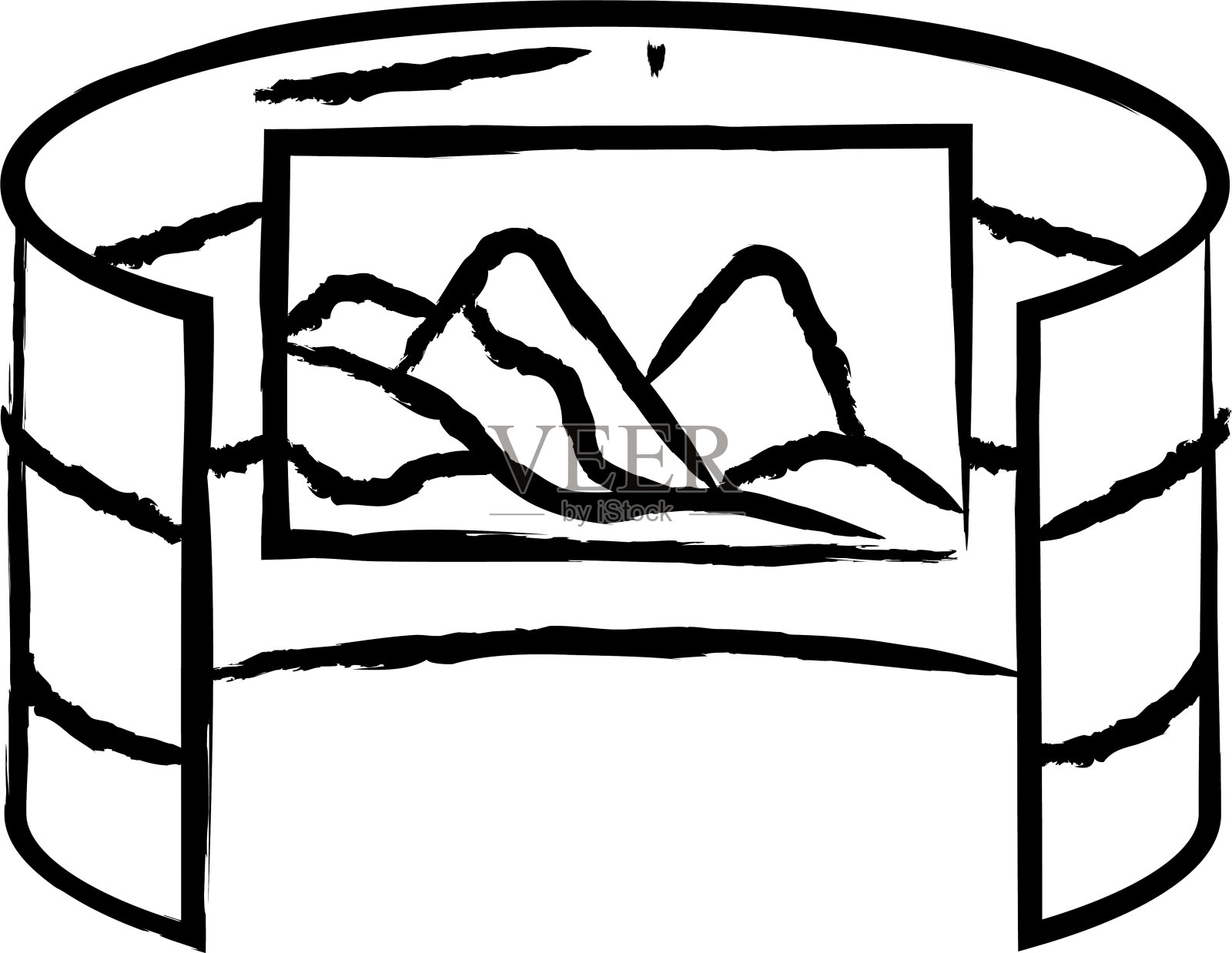 VR手绘矢量插图插画图片素材