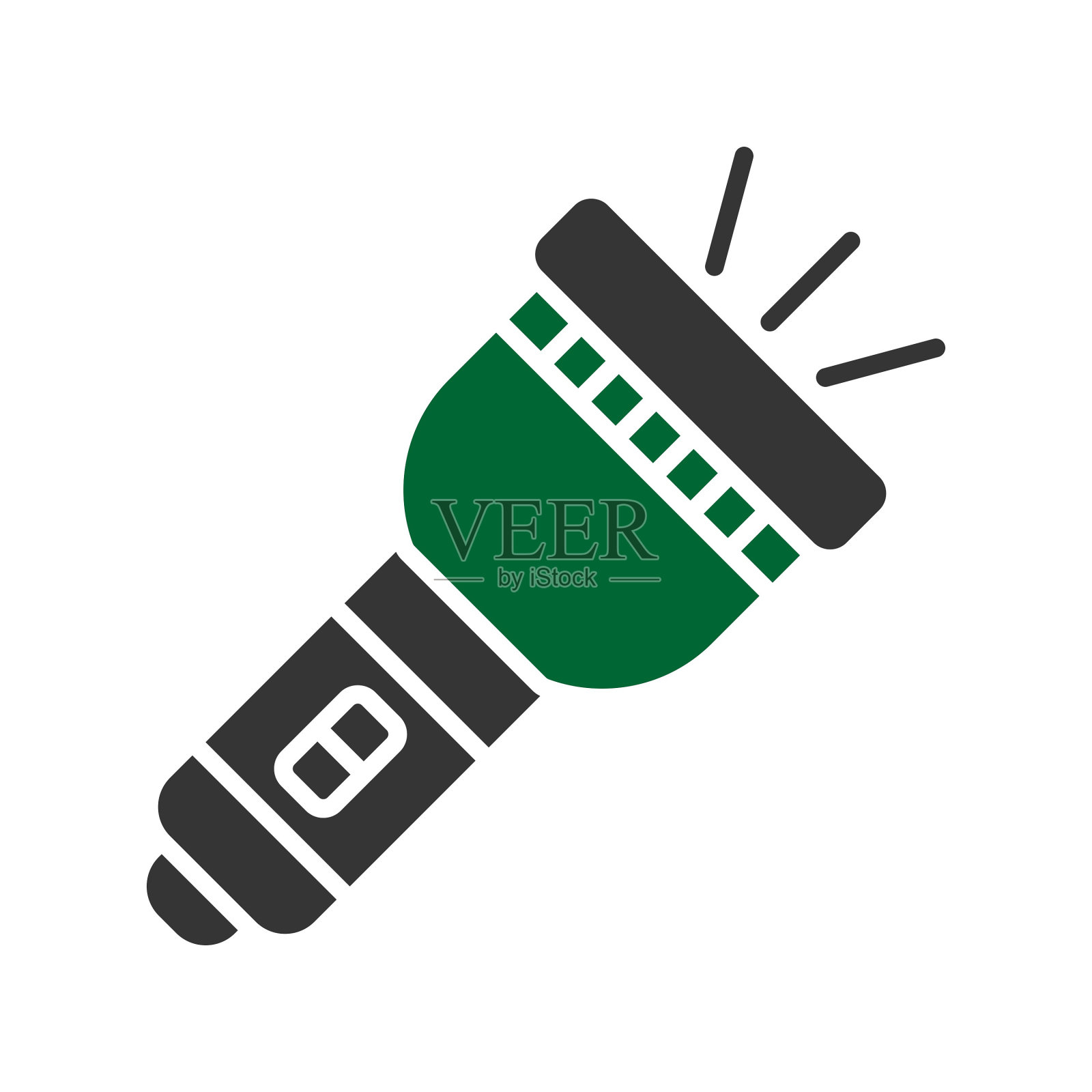 手电筒图标插画图片素材