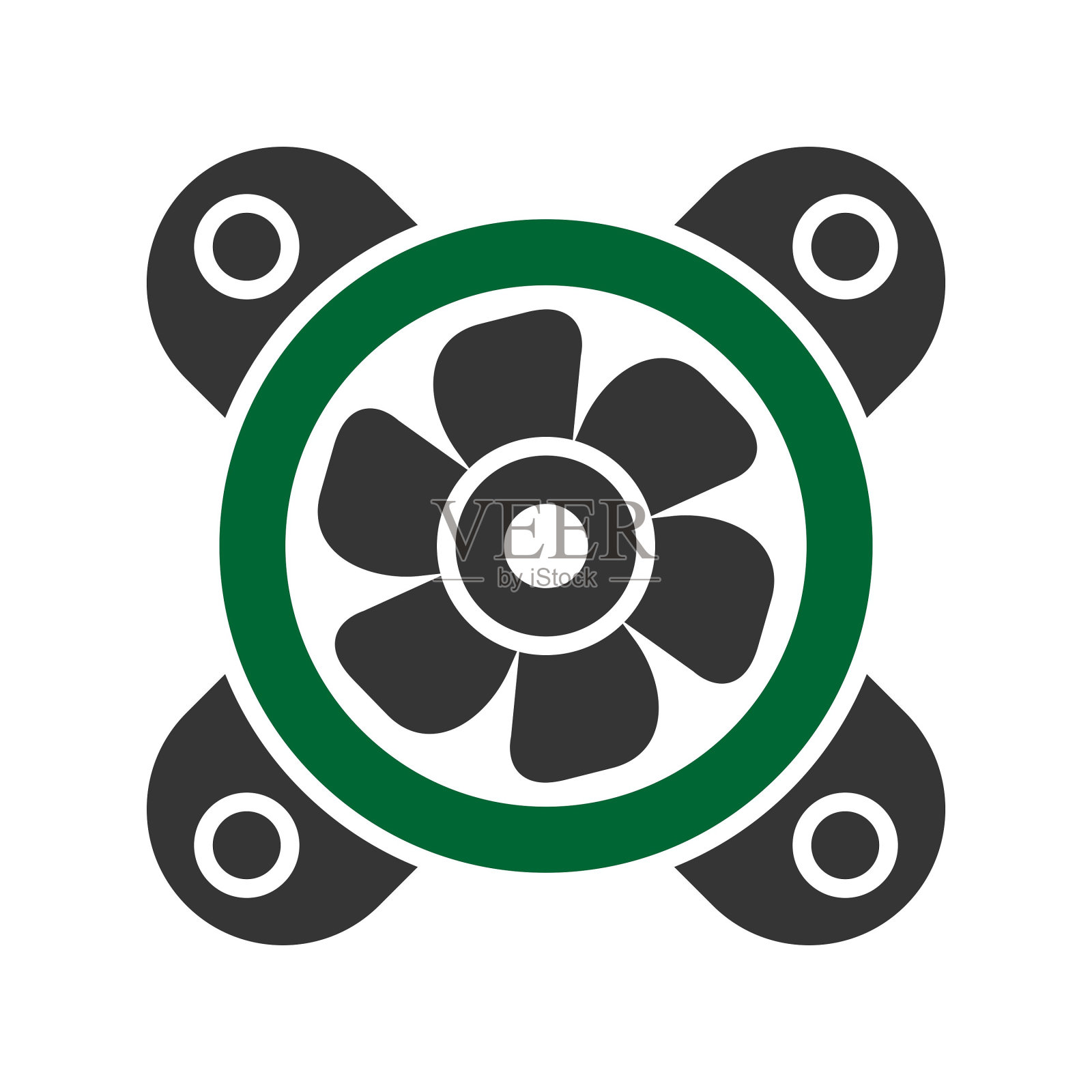 散热风扇图标插画图片素材