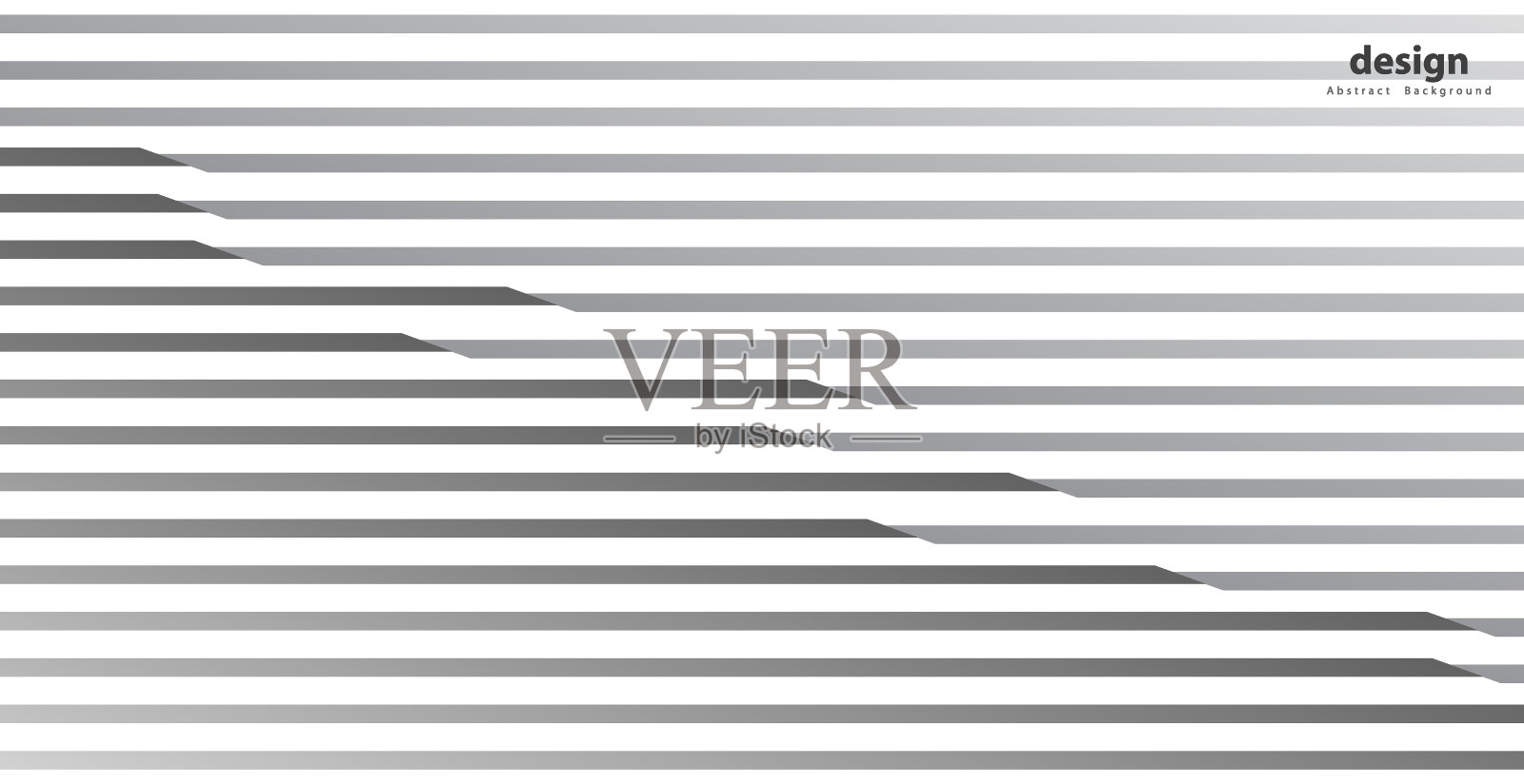 矢量条纹图案。几何纹理背景。抽象线条壁纸。矢量模板为您的想法。EPS10 -插图插画图片素材