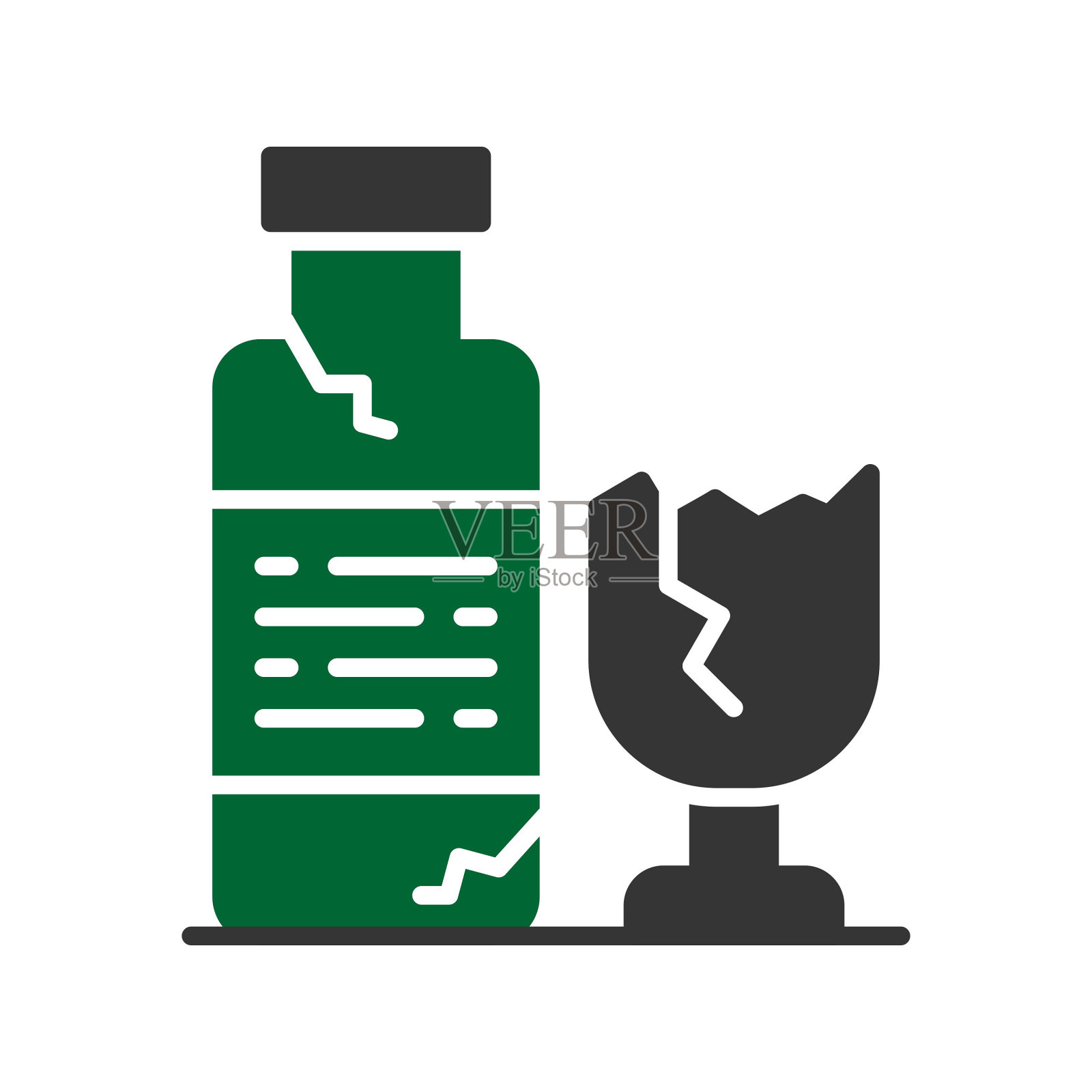 玻璃瓶图标插画图片素材