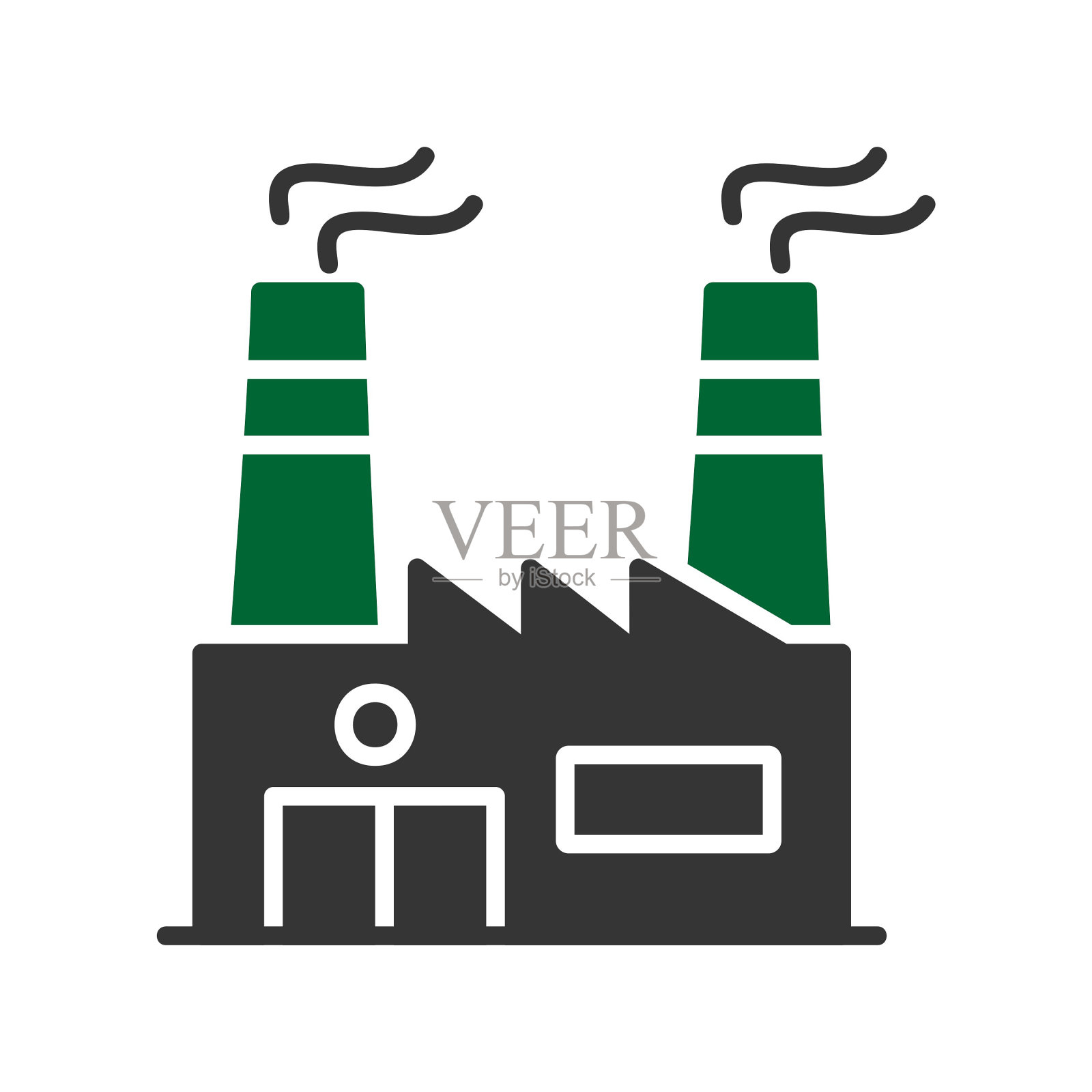 工厂图标插画图片素材