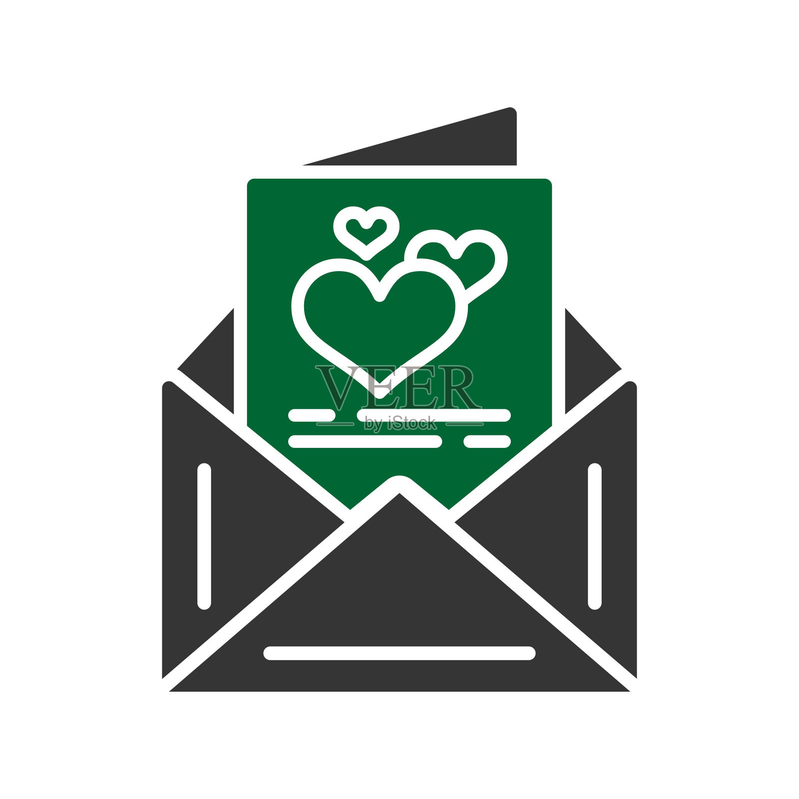 婚礼卡片图标插画图片素材