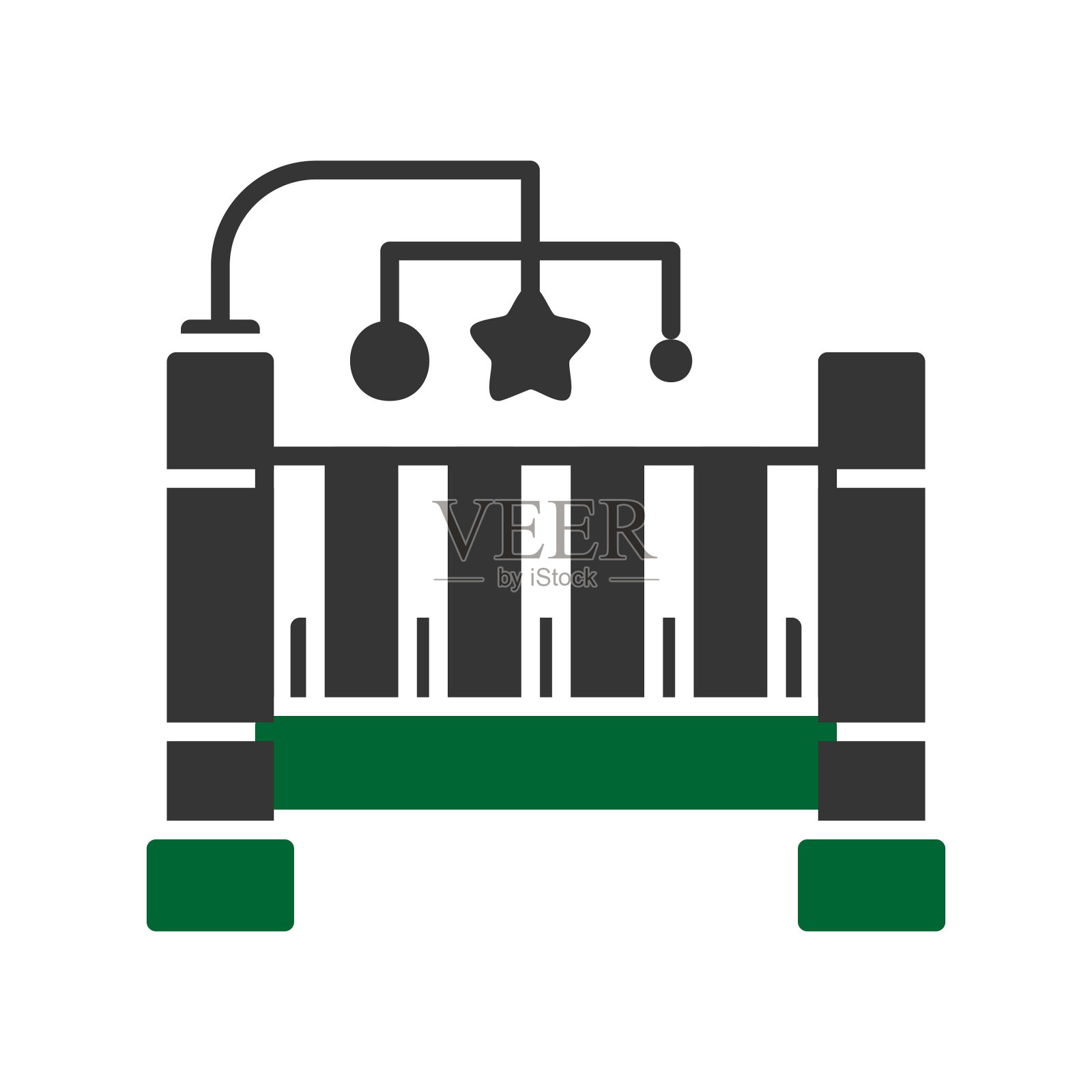 摇篮图标插画图片素材