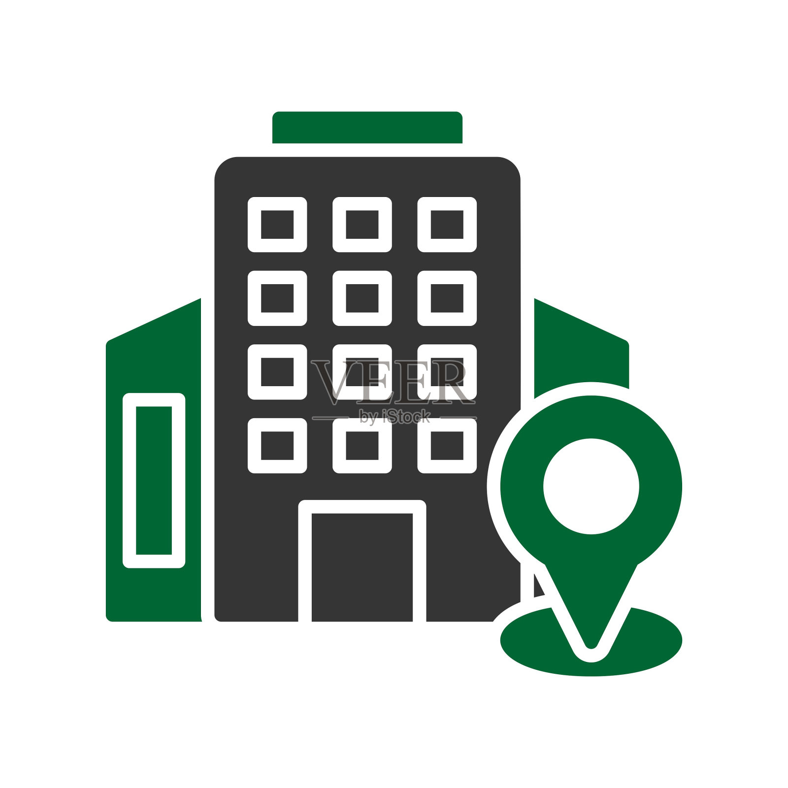 办公室的图标插画图片素材