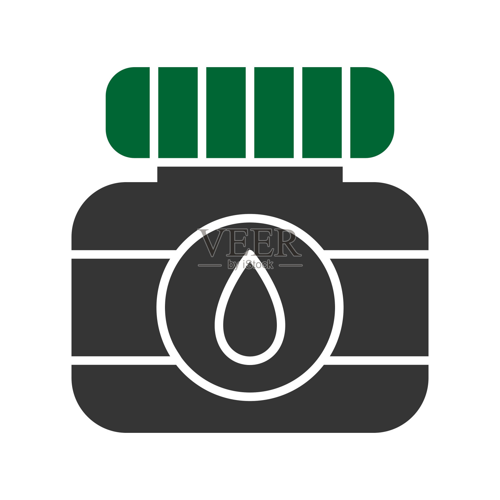 墨水瓶图标插画图片素材