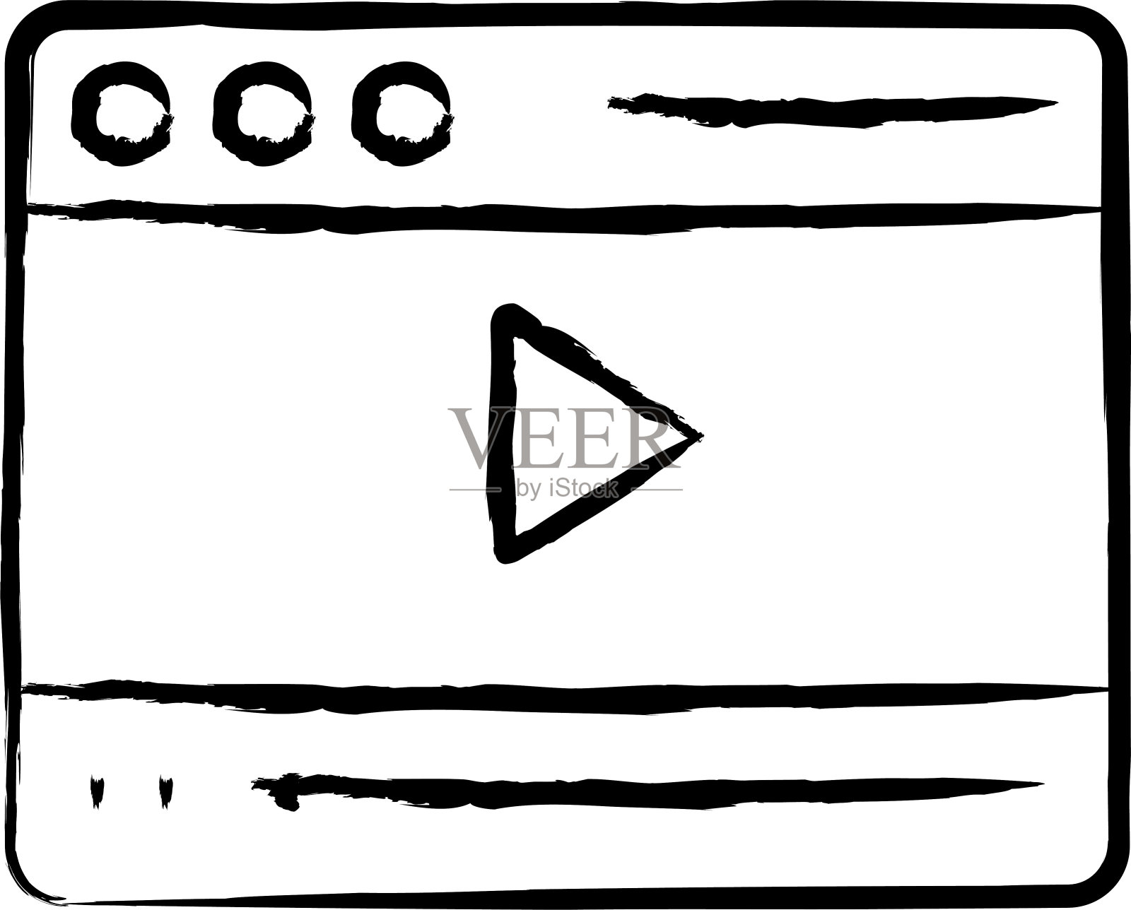 视频教程手绘矢量插图插画图片素材
