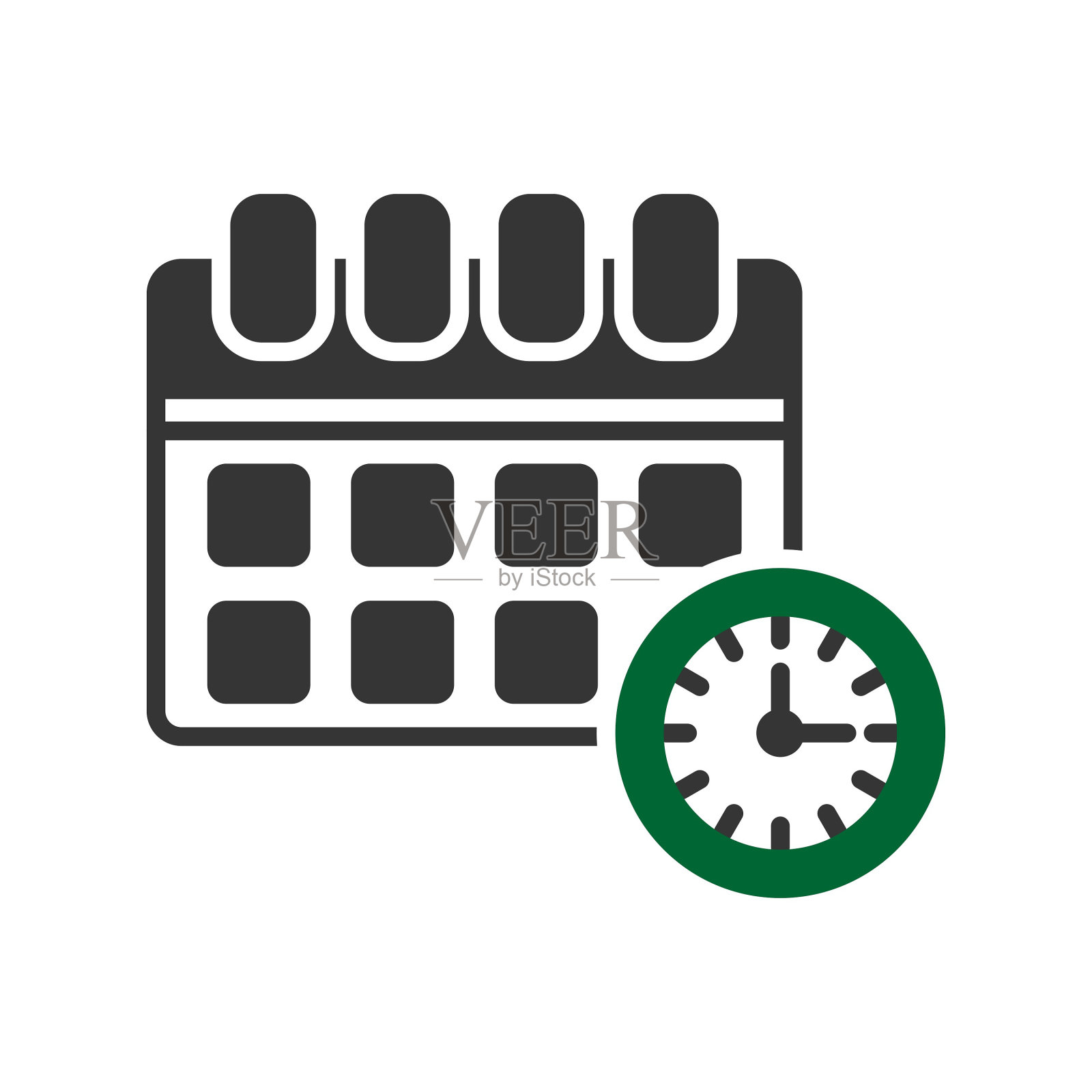 截止日期图标插画图片素材