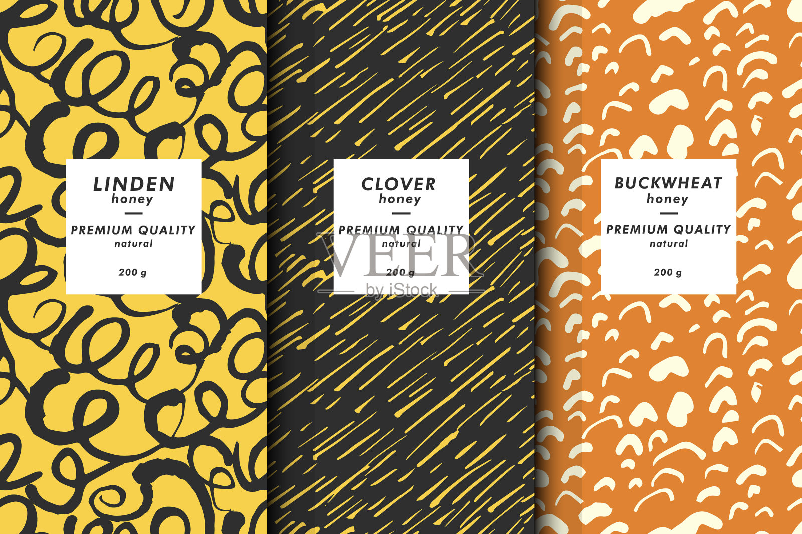 一套模板当代抽象封面和插画图片素材