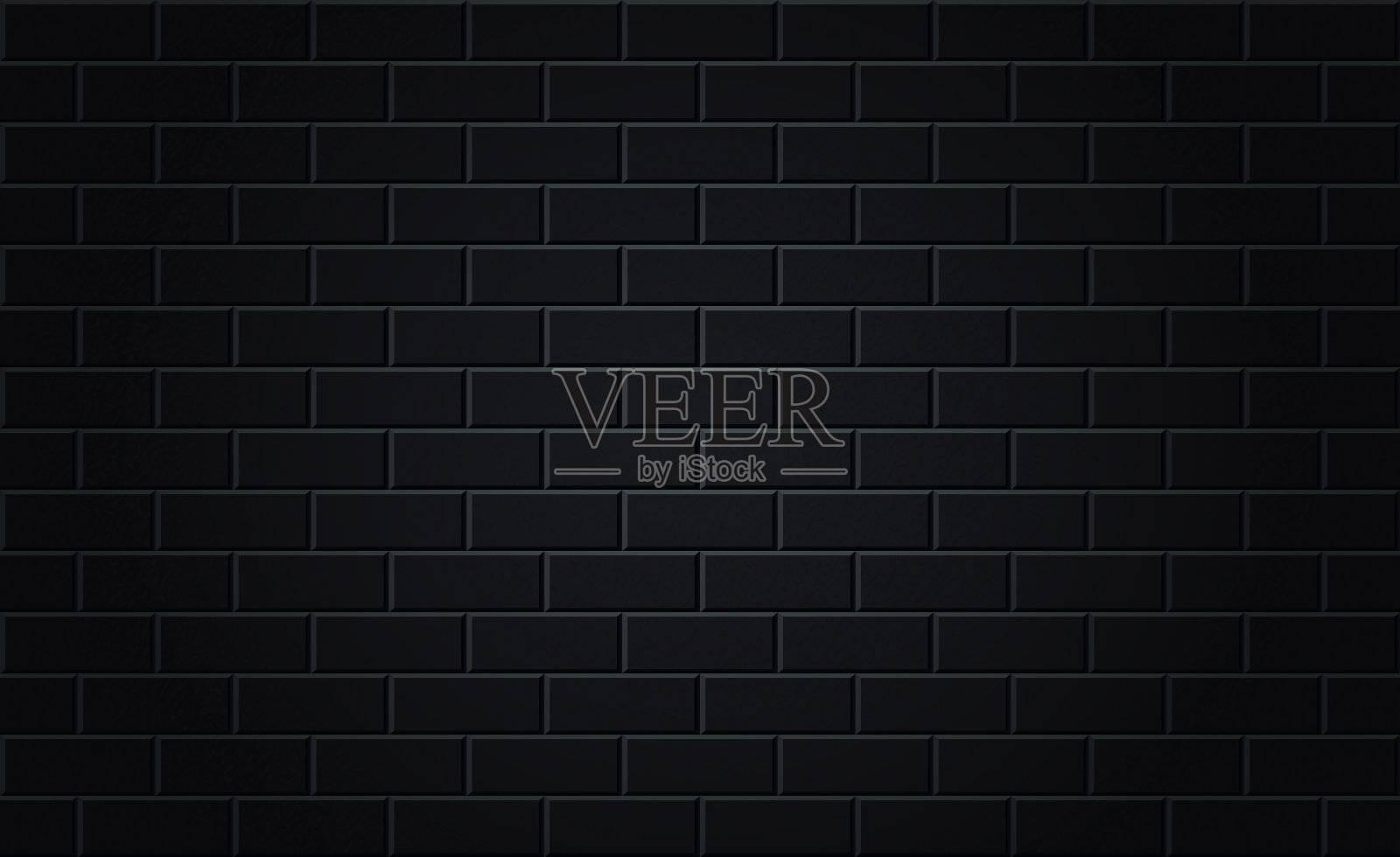 霓虹灯海报的黑色砖墙背景插画图片素材