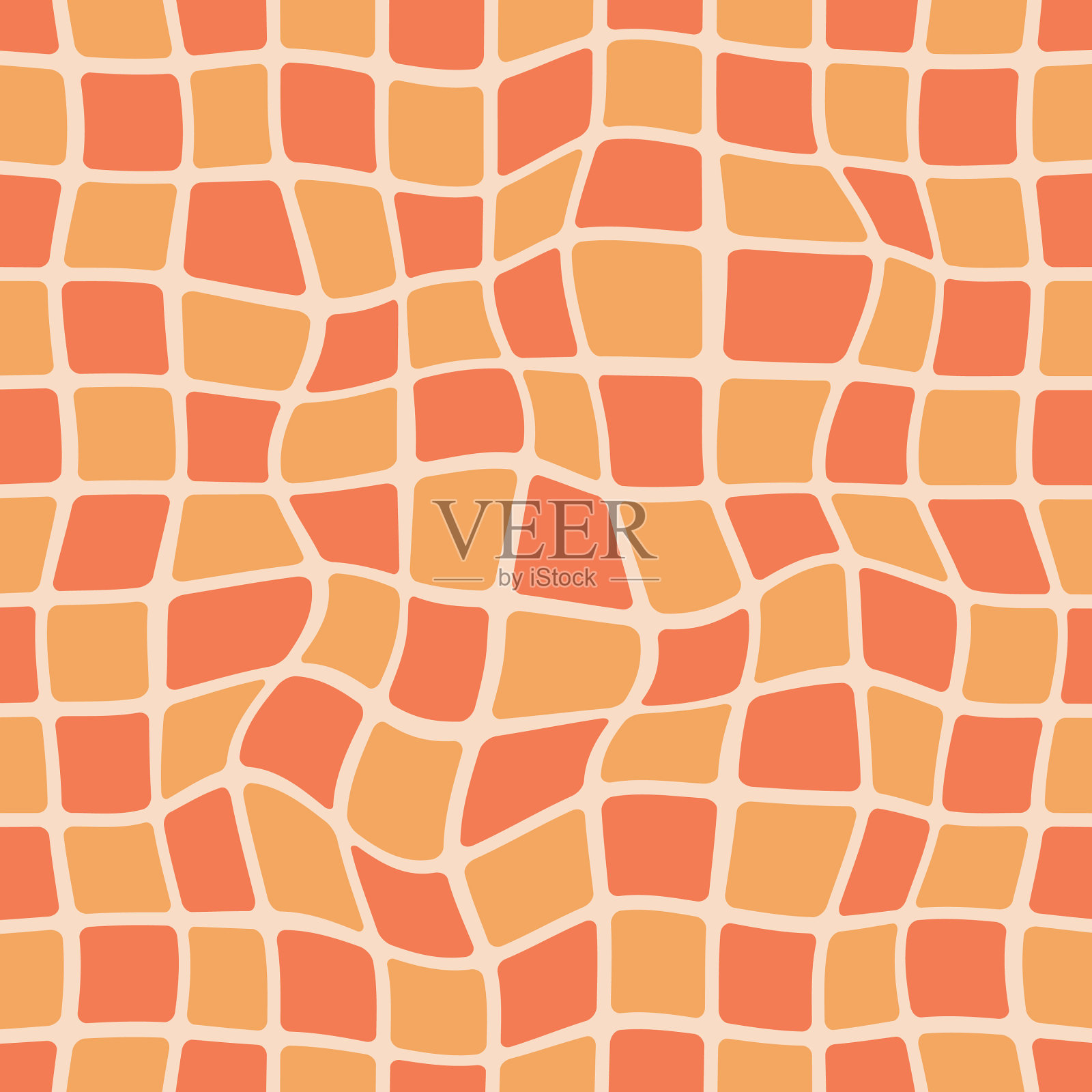 马赛克无缝图案色彩柔和插画图片素材