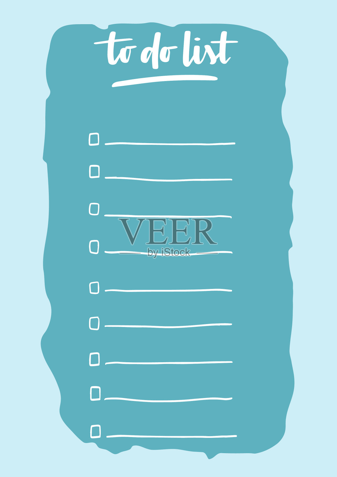 时尚的极简主义规划师在柔和的颜色插画图片素材