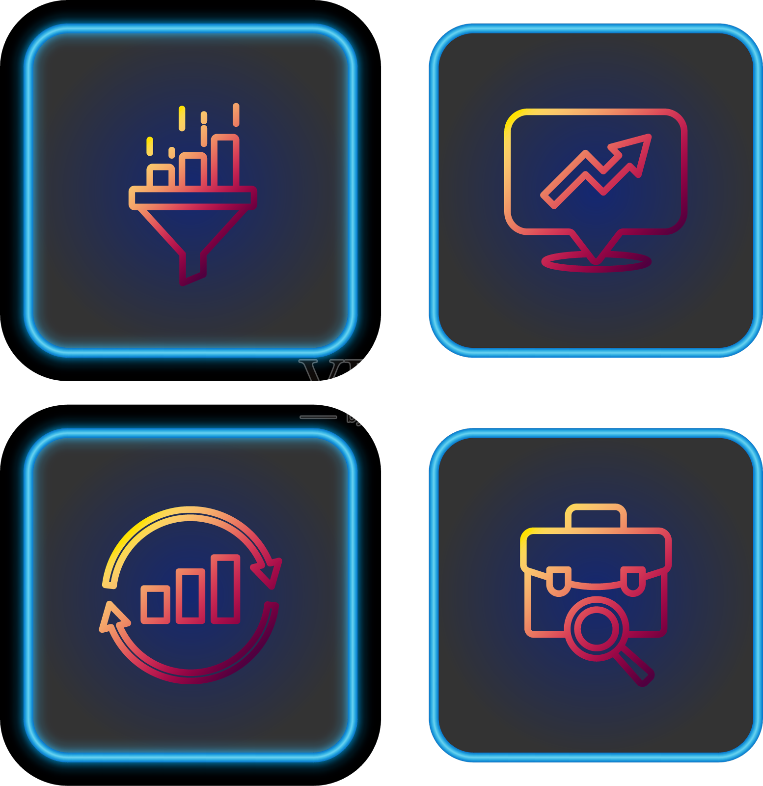 设置线工作搜索图表信息图设计元素图片