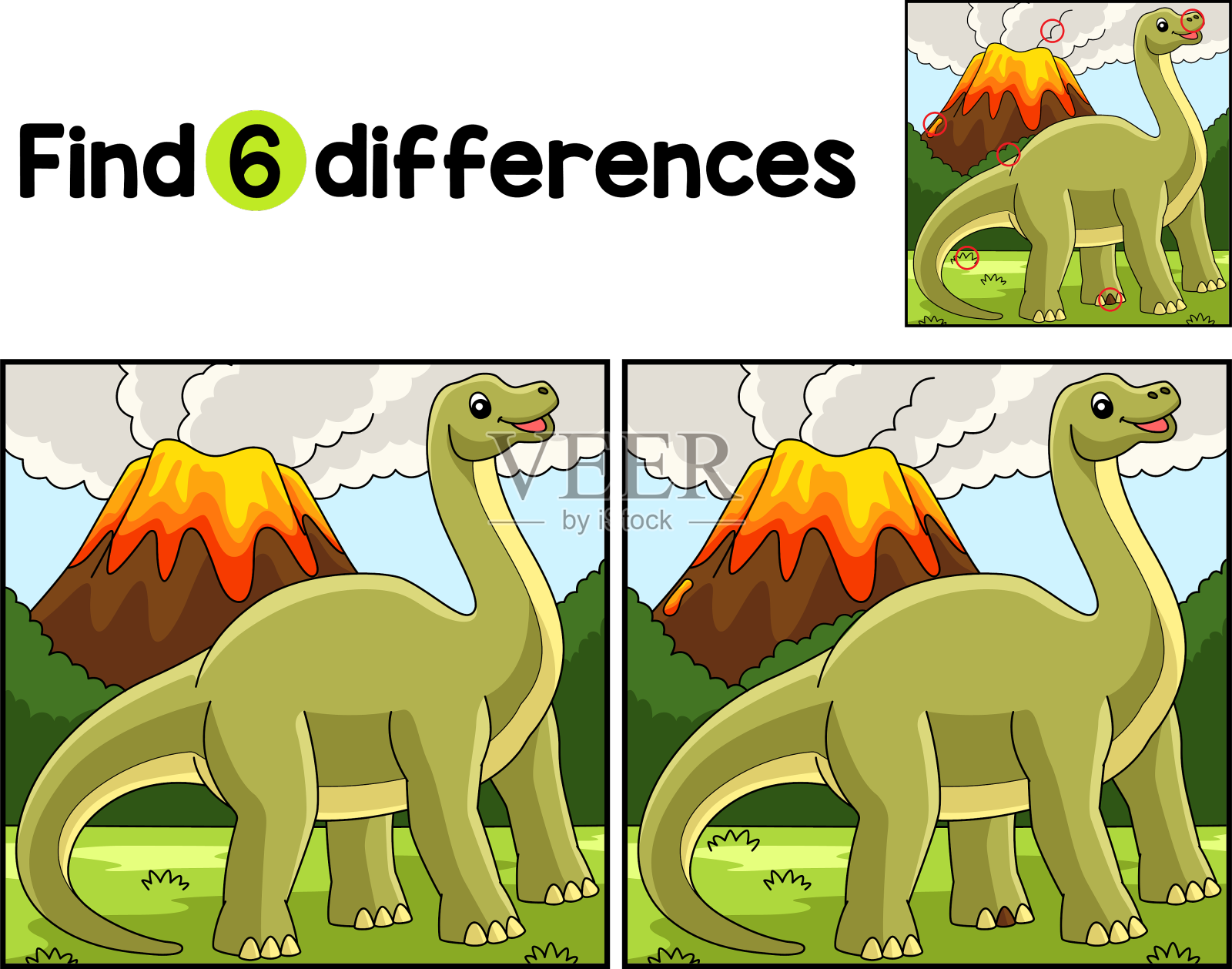 食肉恐龙发现了不同之处设计元素图片