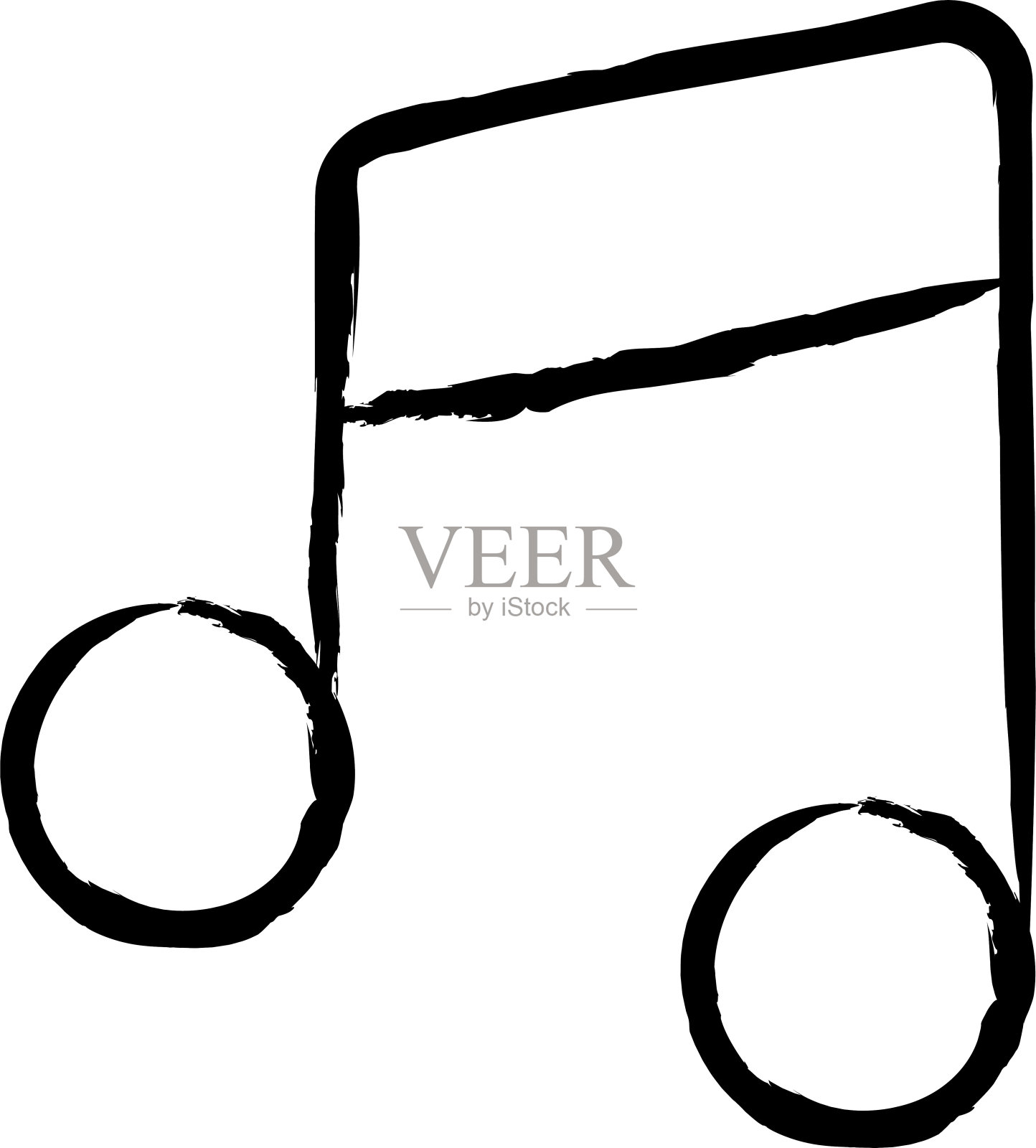 注意手绘矢量插图插画图片素材