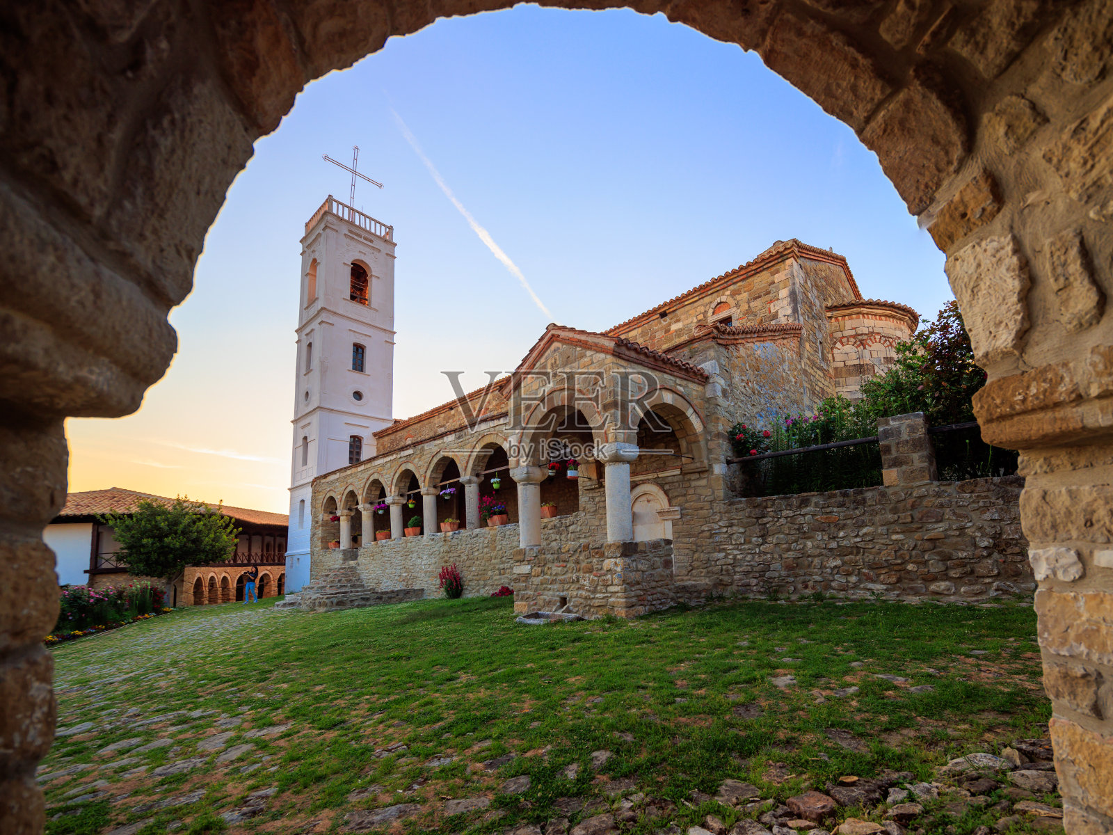 阿尔巴尼亚阿登尼卡修道院照片摄影图片