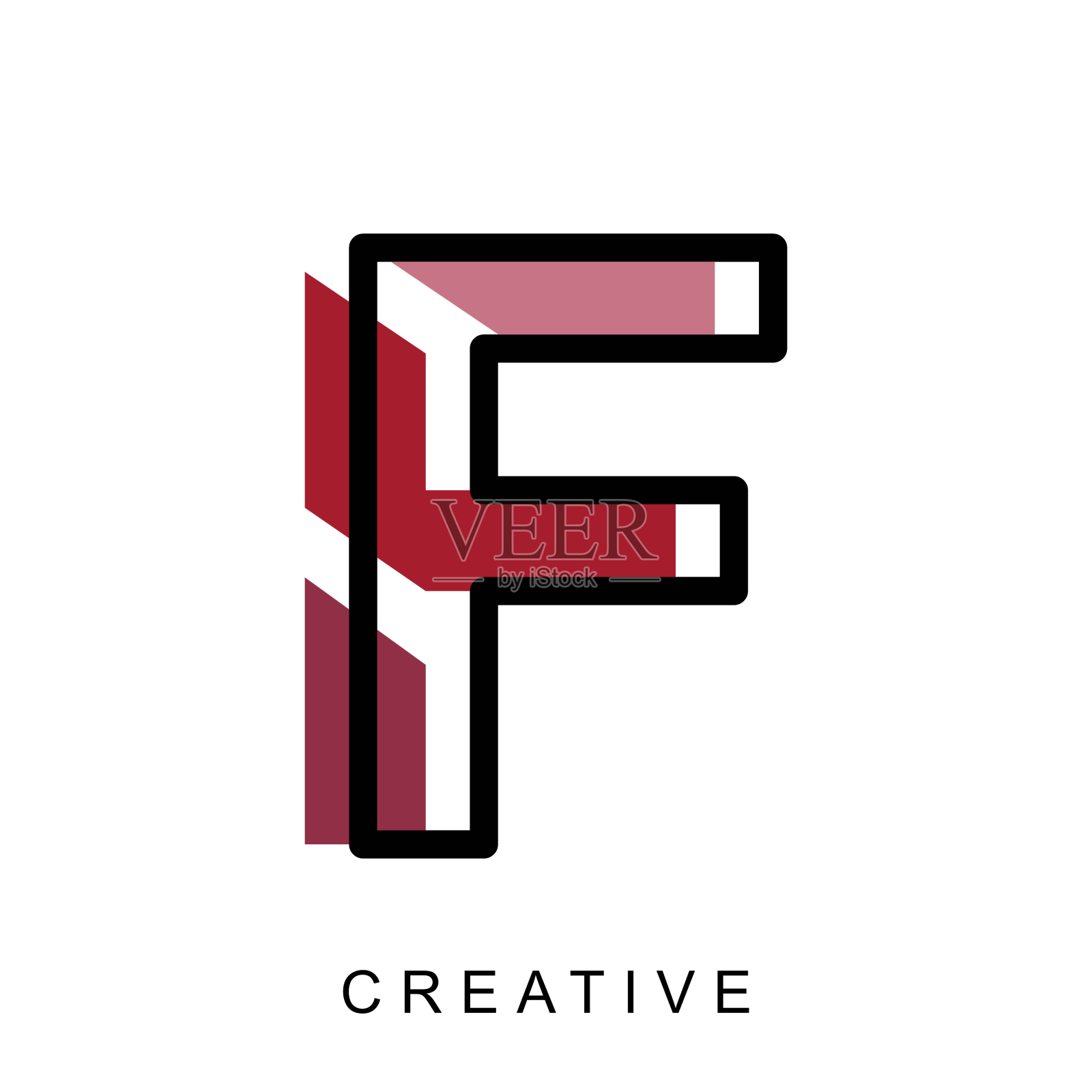 字母现代标志设计抽象字母标志设计元素图片