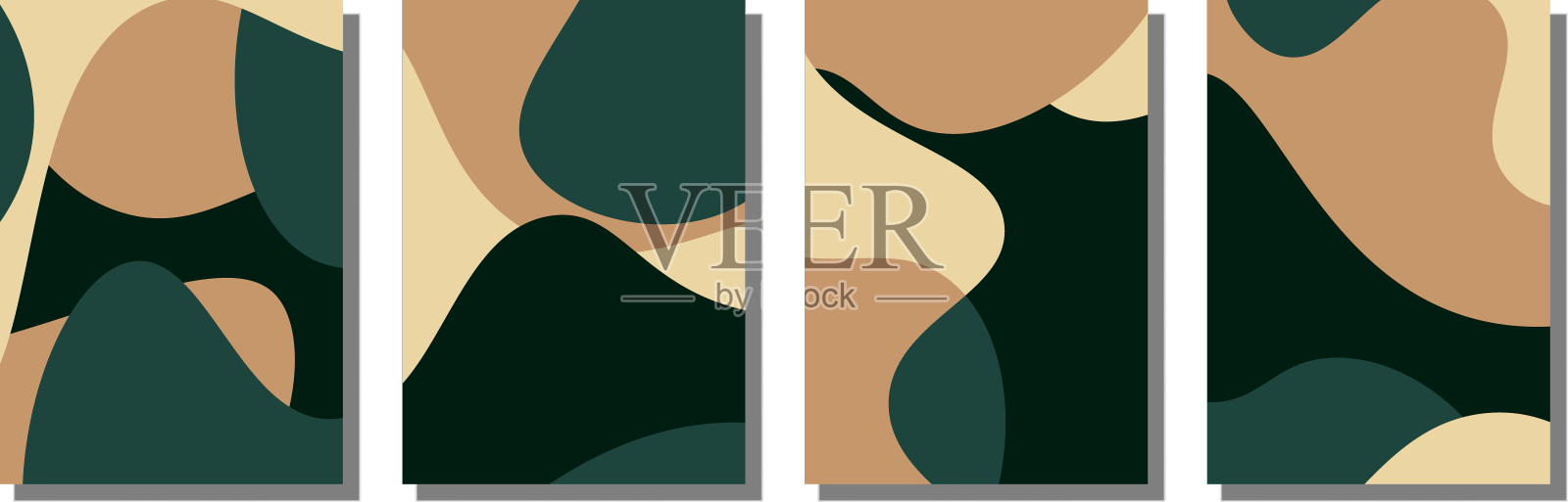 抽象波浪设置背景设计元素图片