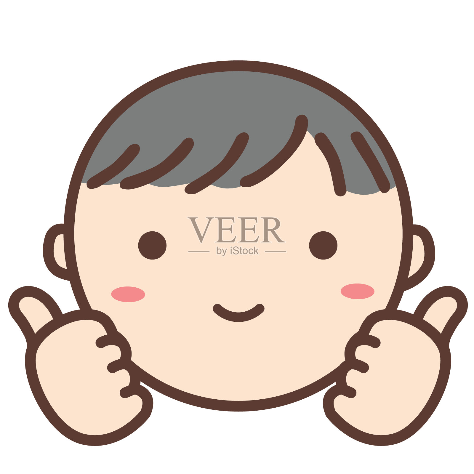 满意插画图片素材