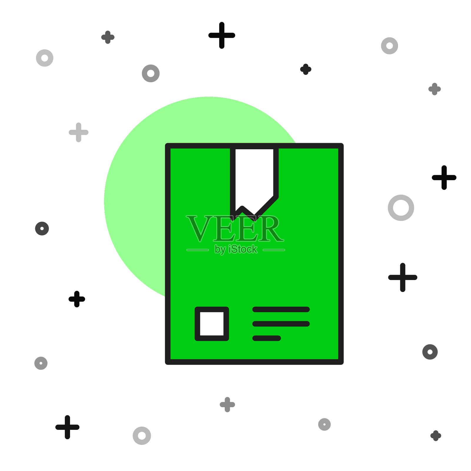 填充轮廓袋的咖啡豆图标隔离设计元素图片