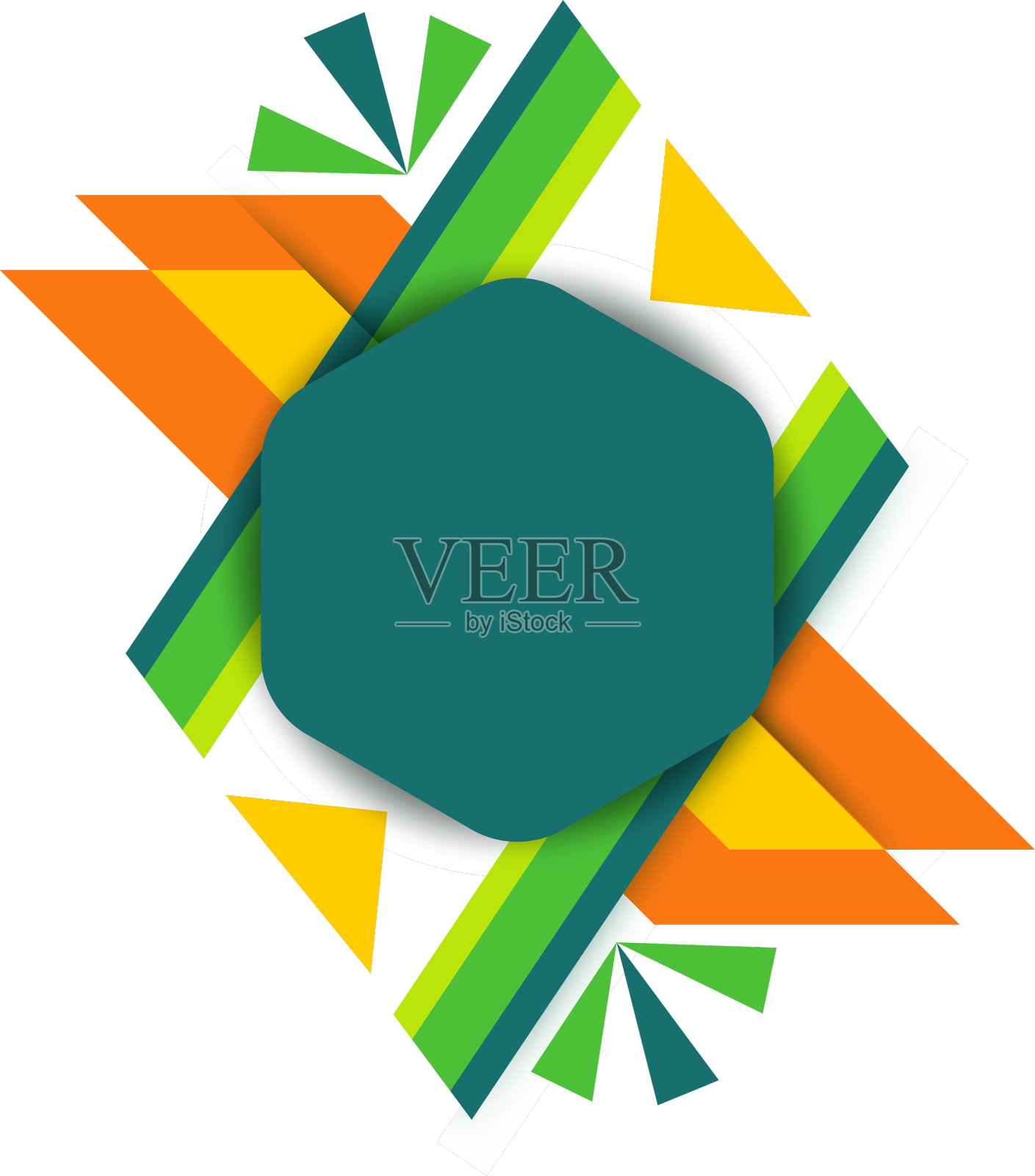 商业信息图表模板设计4步设计元素图片