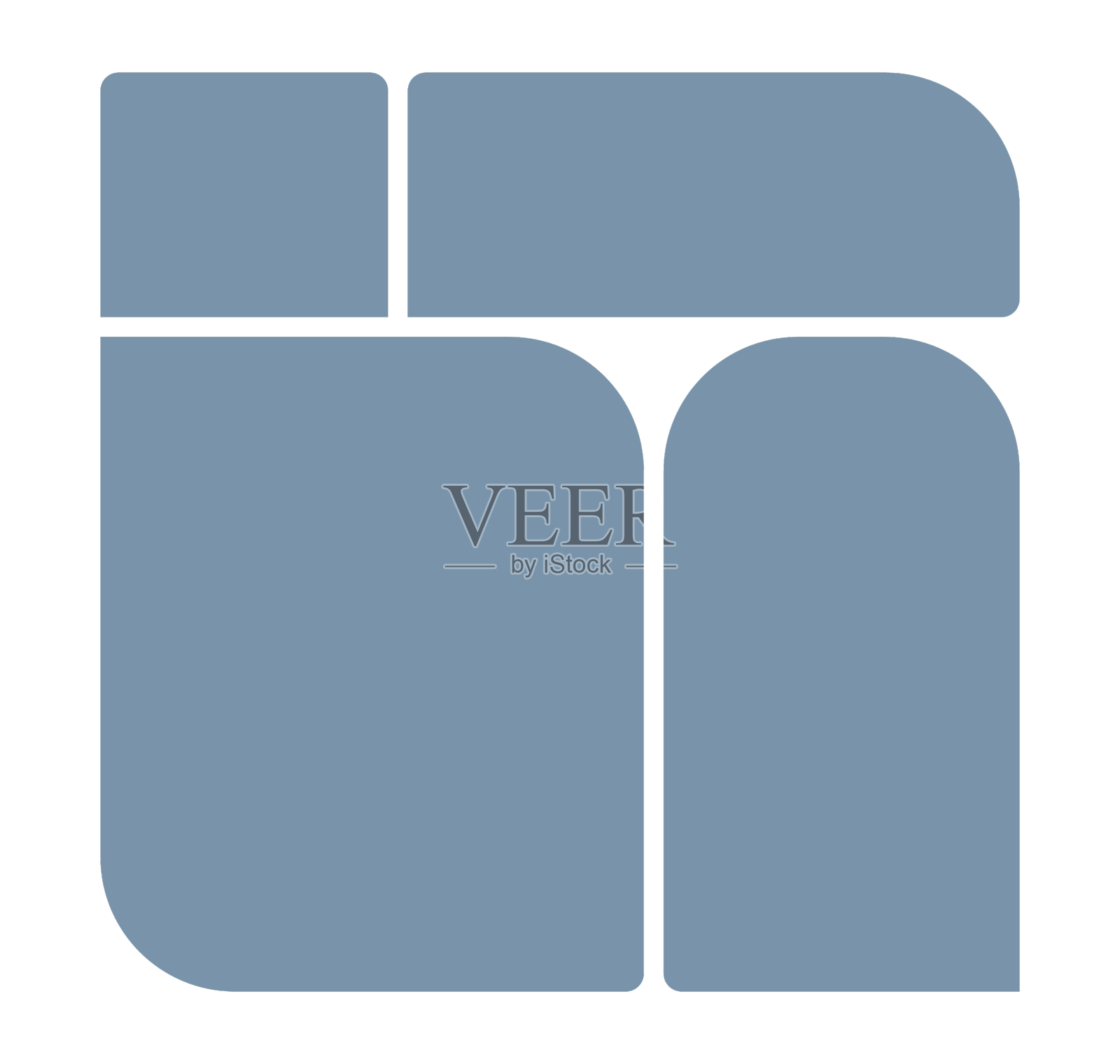 抽象包豪斯拼贴板艺术模板框架设计元素图片