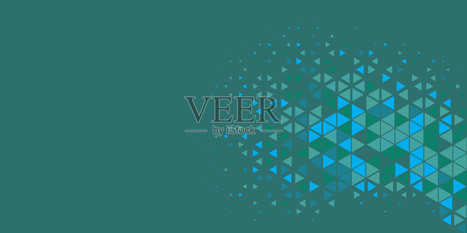 多色抽象三角形背景插画图片素材