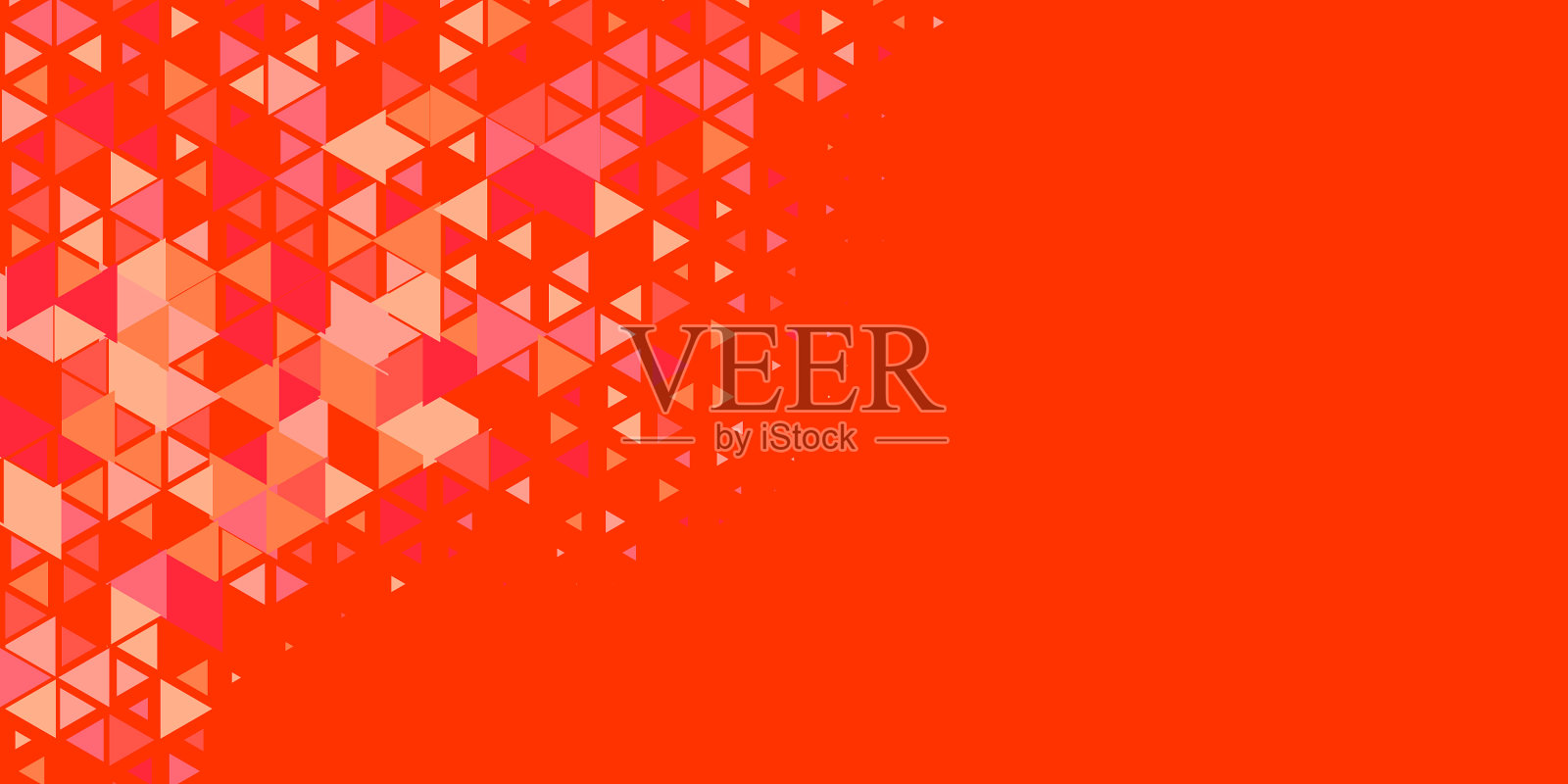 多色抽象三角形背景插画图片素材