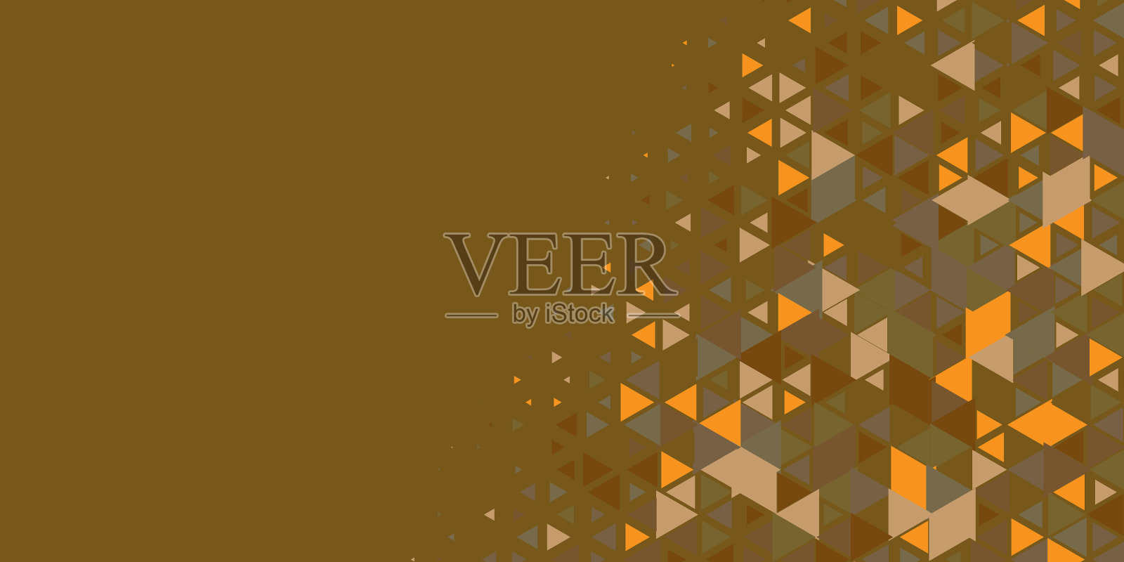 多色抽象三角形背景插画图片素材