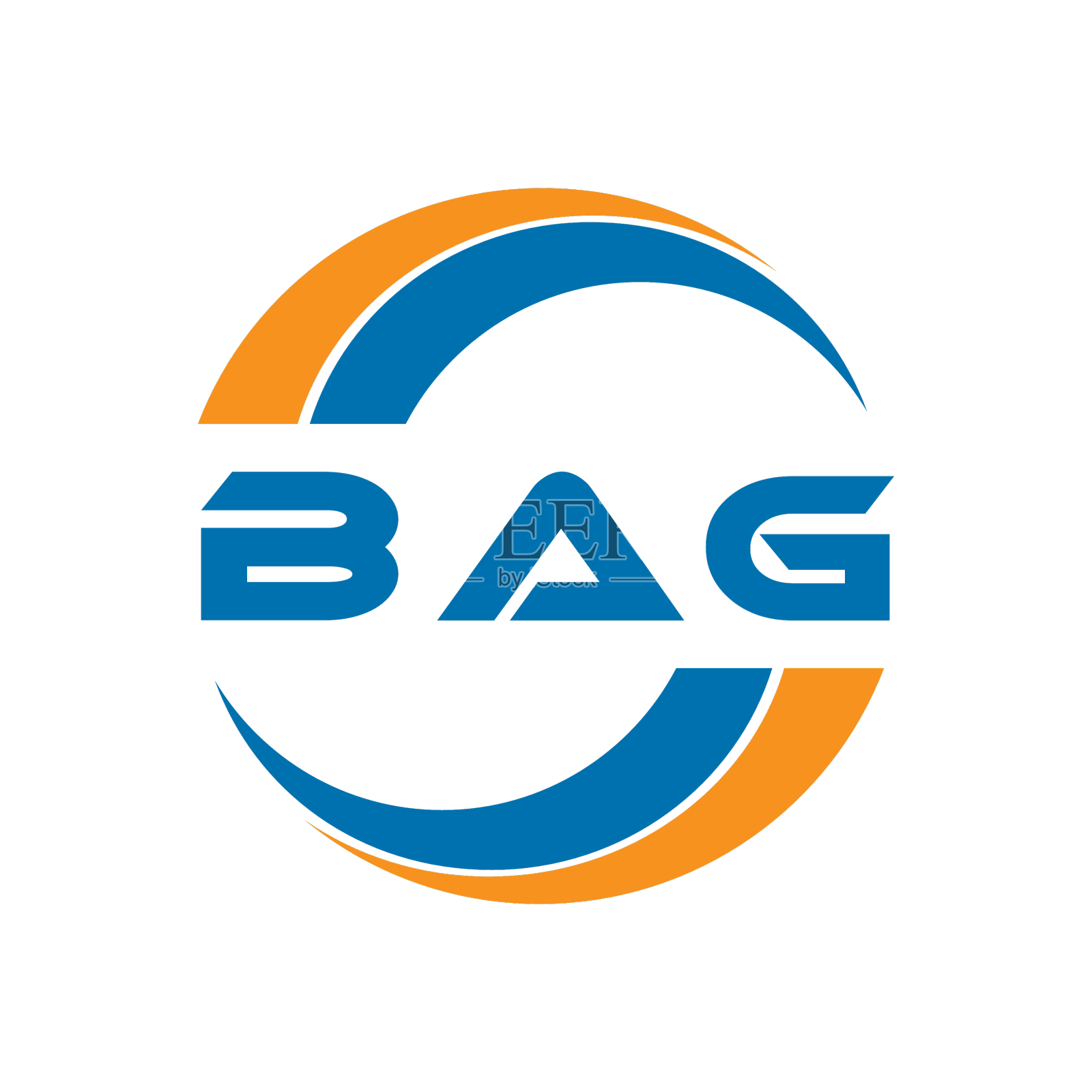 包信标志设计在白色背景上设计元素图片