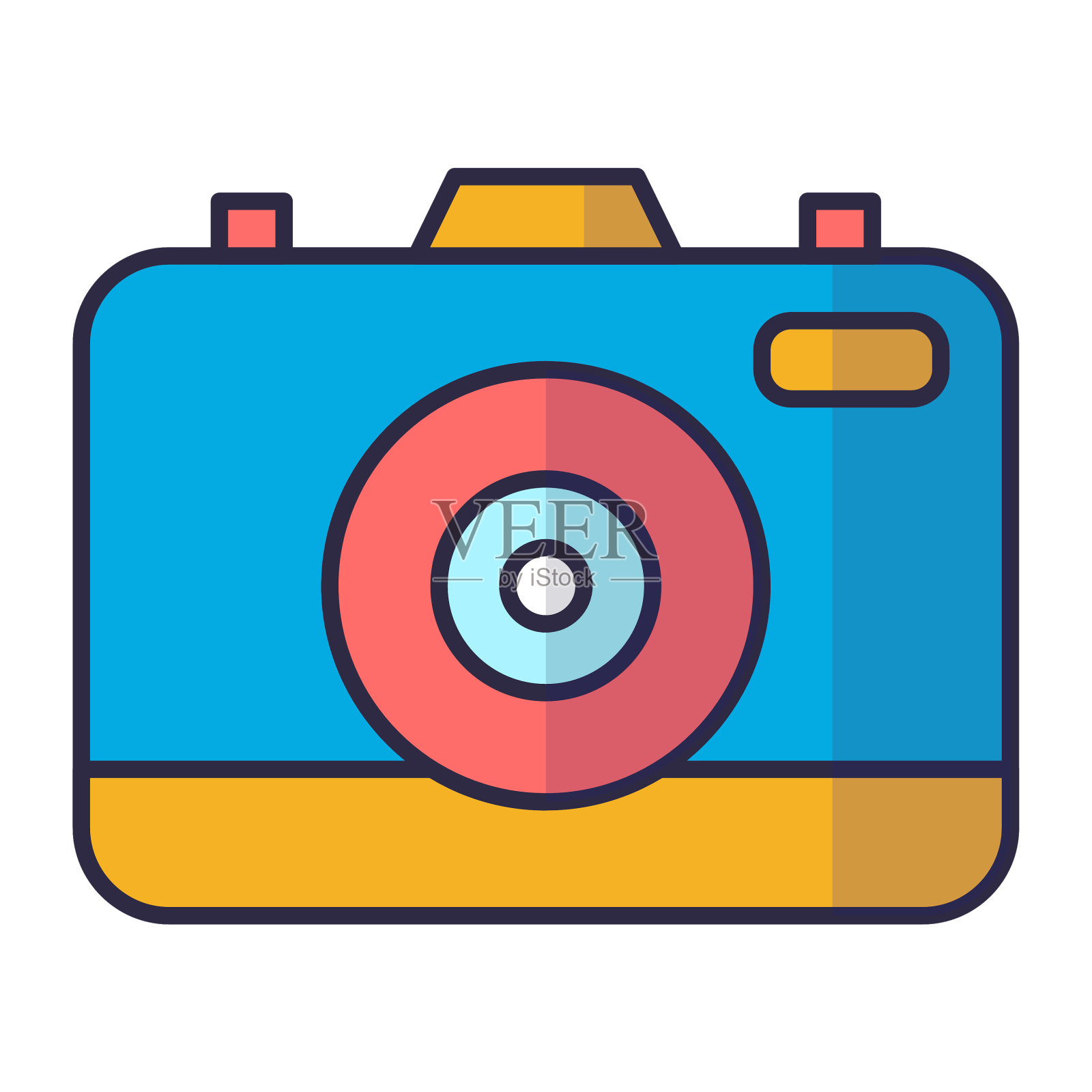 数码相机图标设计元素图片