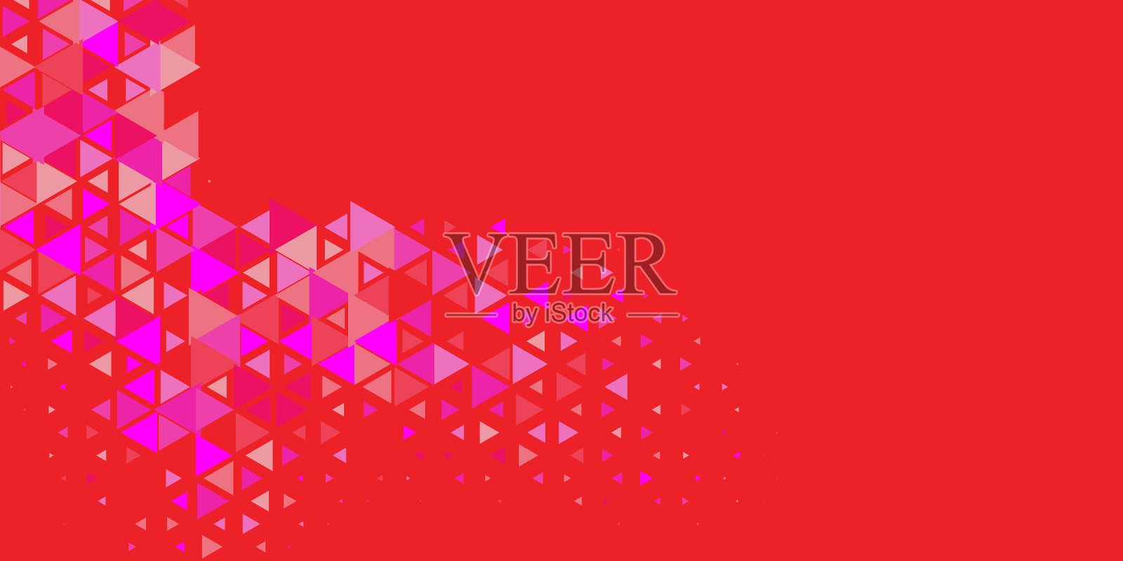 多色抽象三角形背景插画图片素材