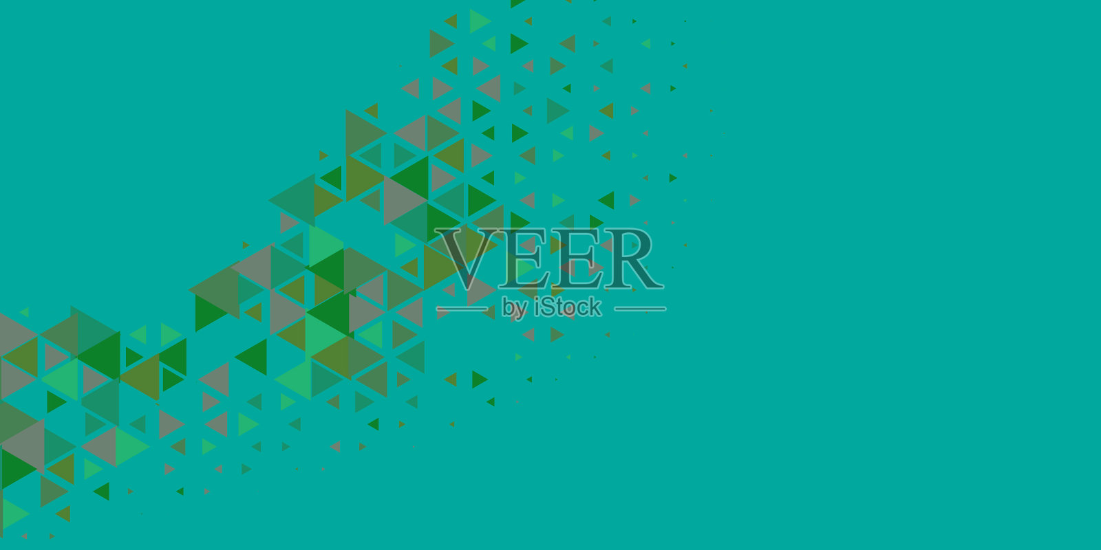 多色抽象三角形背景插画图片素材