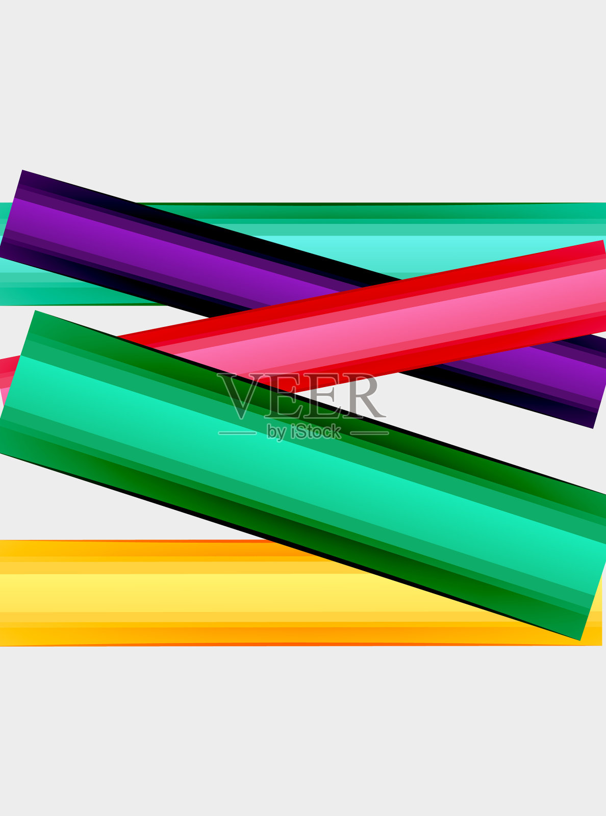 抽象颜色直线背景插画图片素材